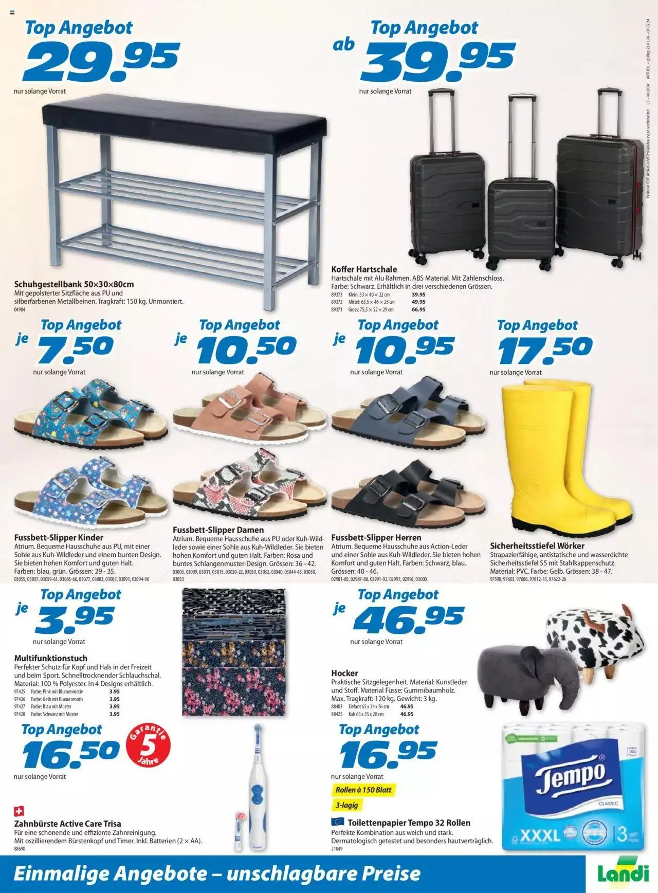 Landi Aktionen von 22. Januar bis 4. Februar 2024 - Prospekt seite 18