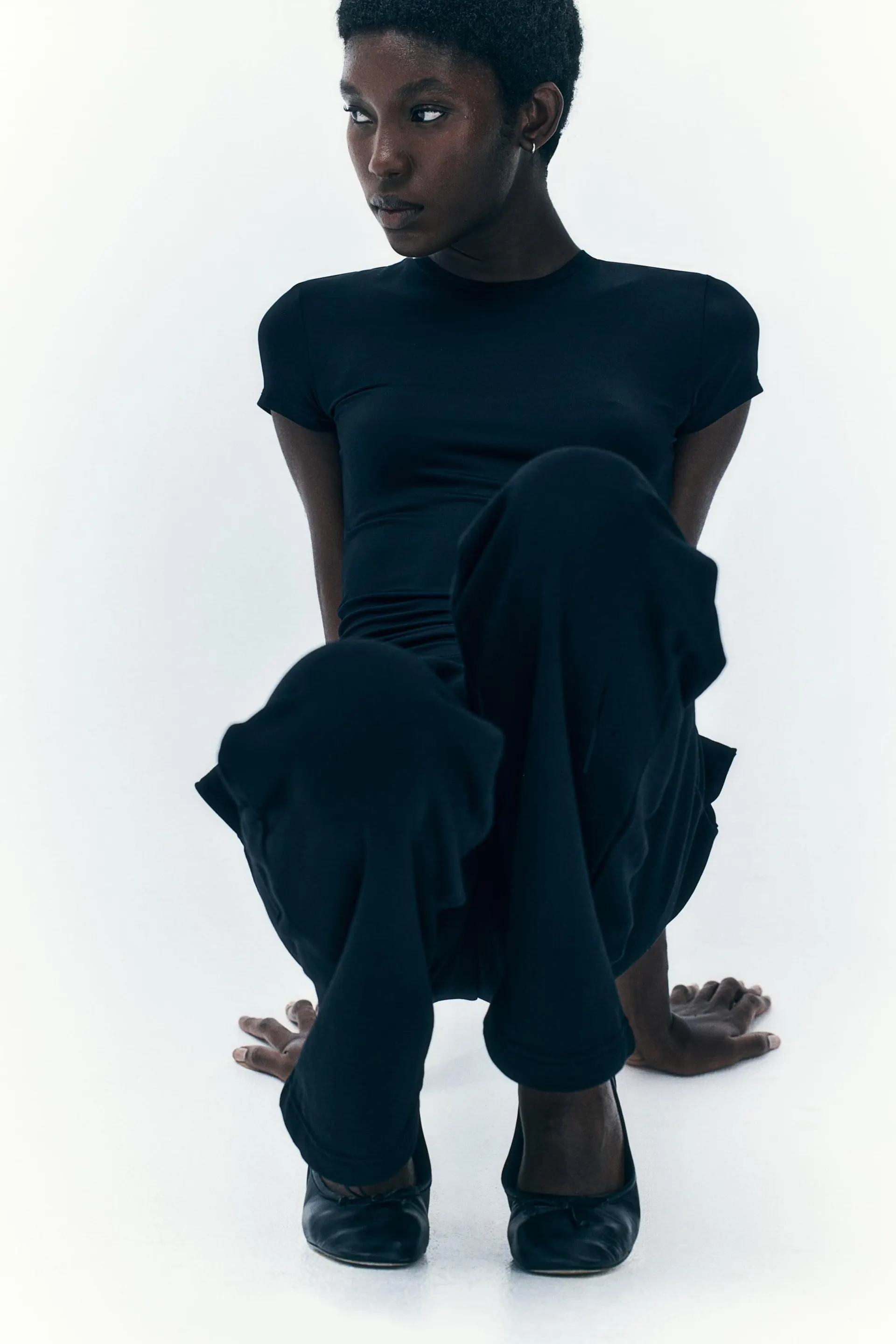 Vartalonmyötäinen T-paita