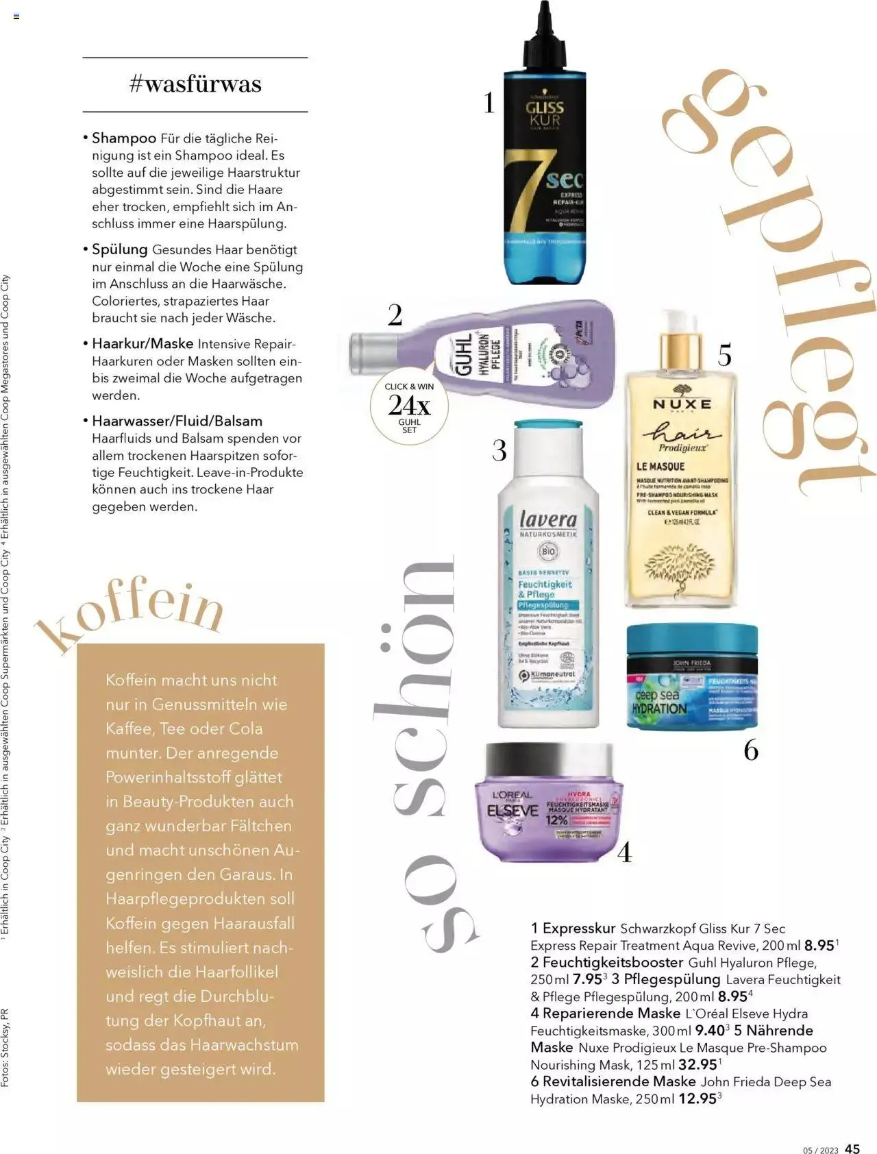 Coop City Aktionen von 12. September bis 31. Dezember 2023 - Prospekt seite  45