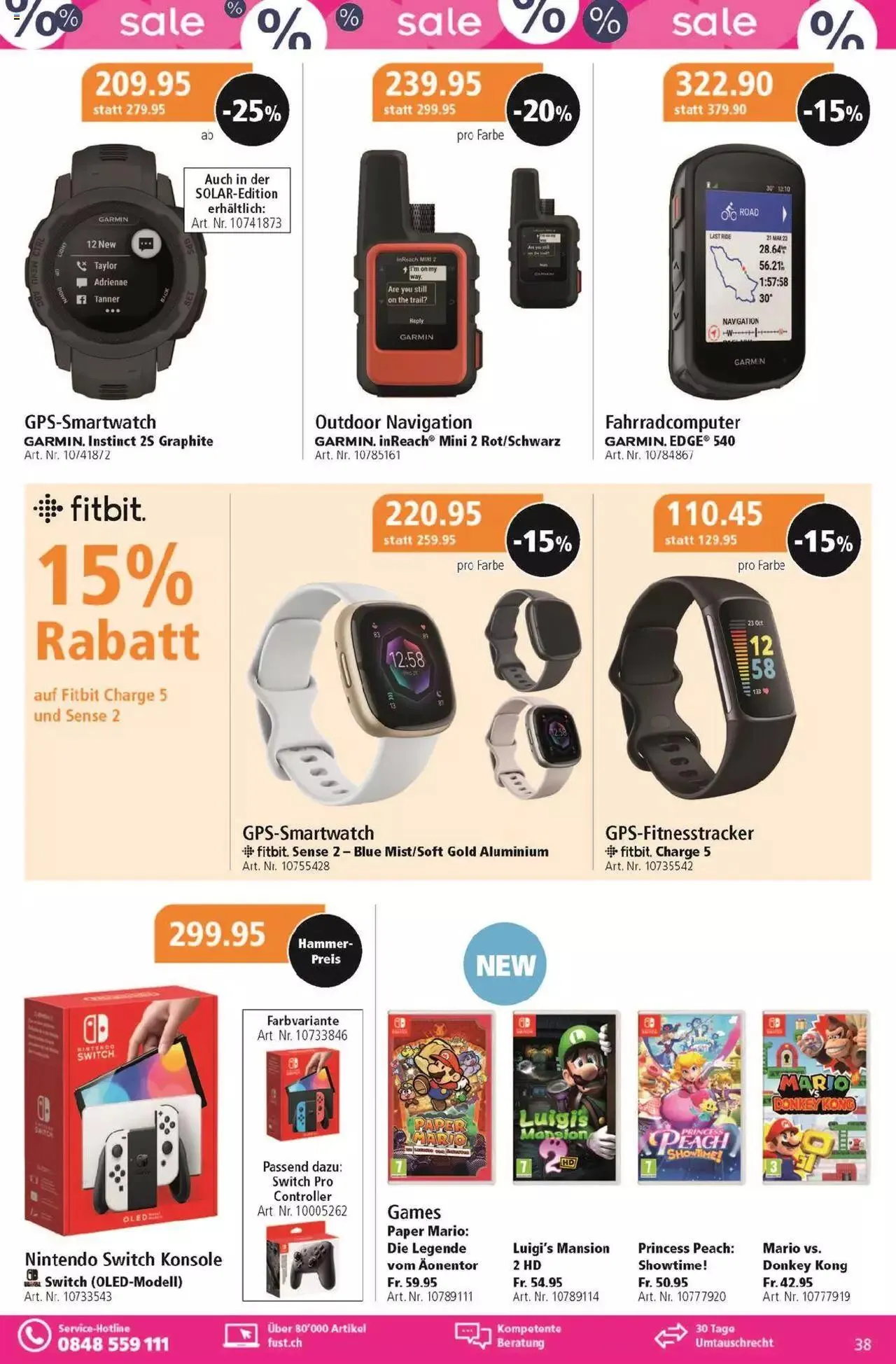 Fust Aktionen von 25. Juni bis 28. Juli 2024 - Prospekt seite 38