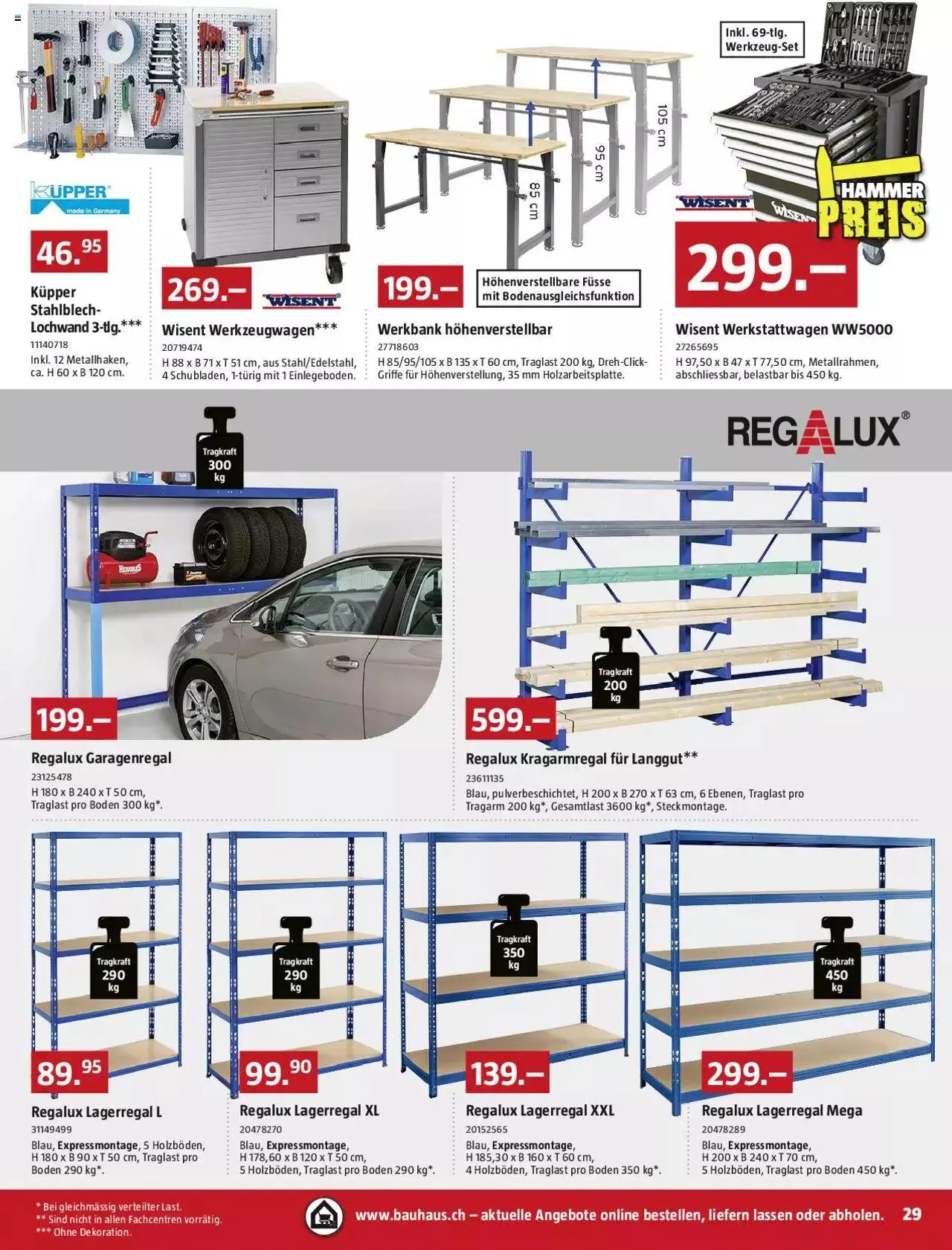 Bauhaus Aktionen von 27. Mai bis 30. Juni 2024 - Prospekt seite 29