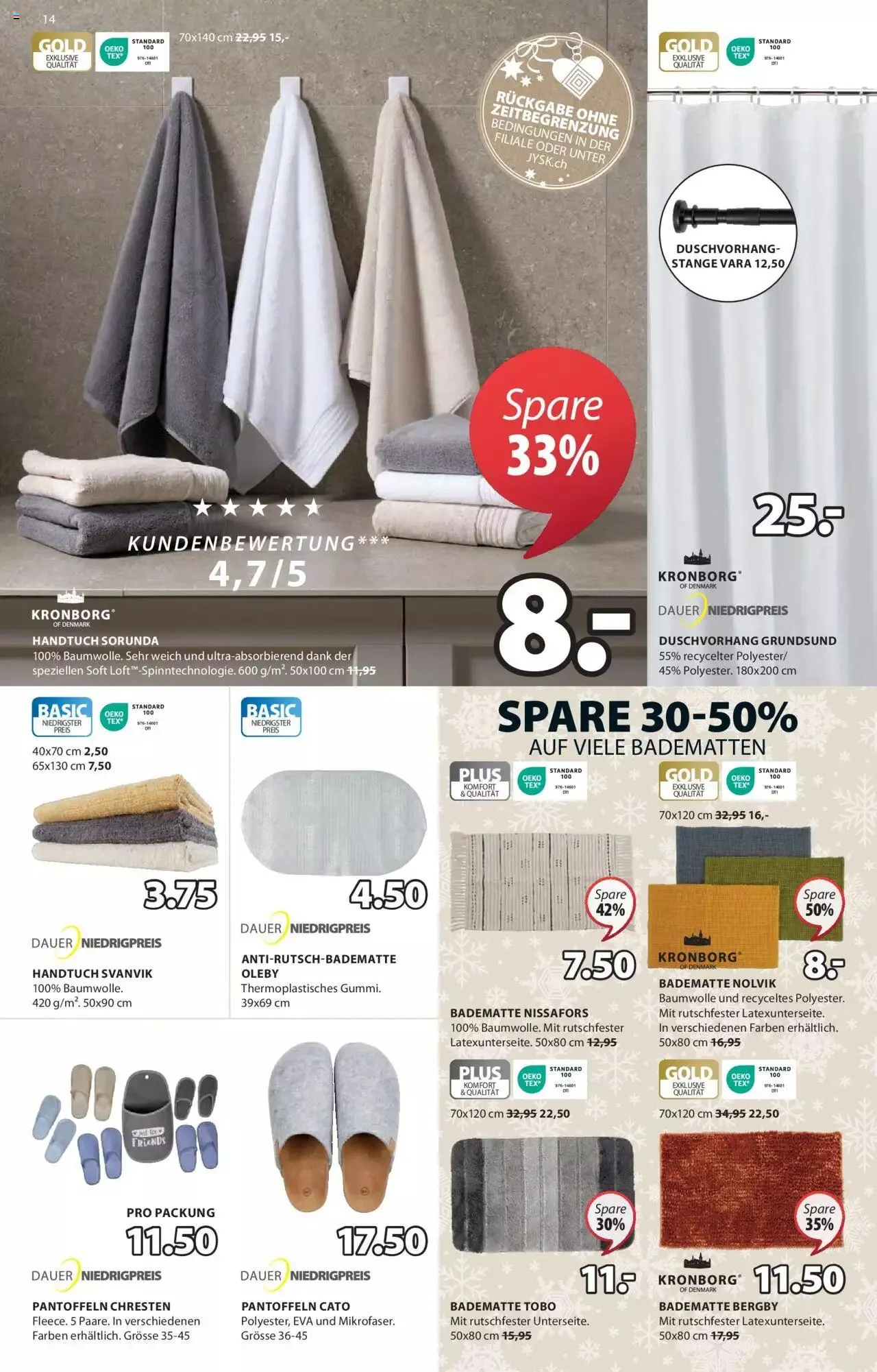 JYSK Aktionen von 28. November bis 4. Dezember 2023 - Prospekt seite 15