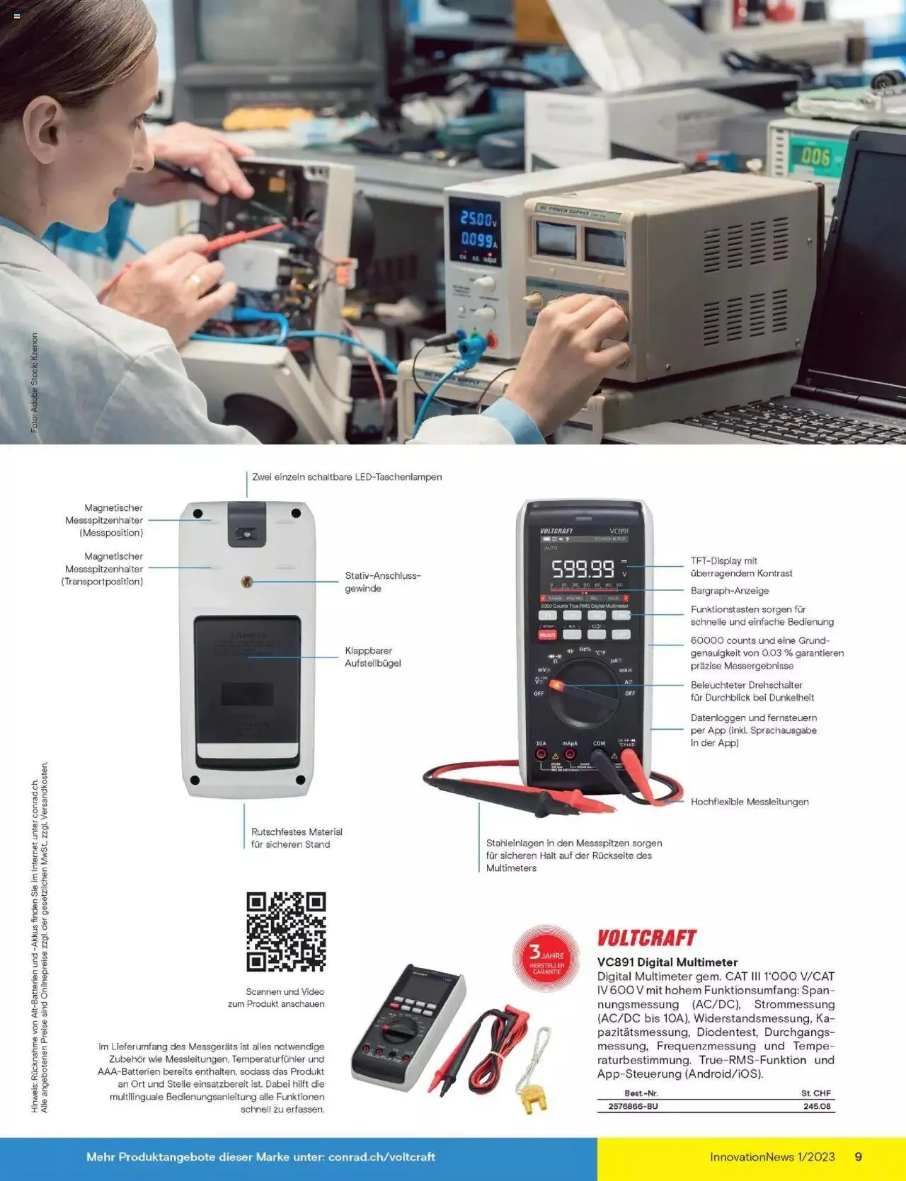 Conrad Innovation News von 24. Februar bis 31. Dezember 2023 - Prospekt seite  9