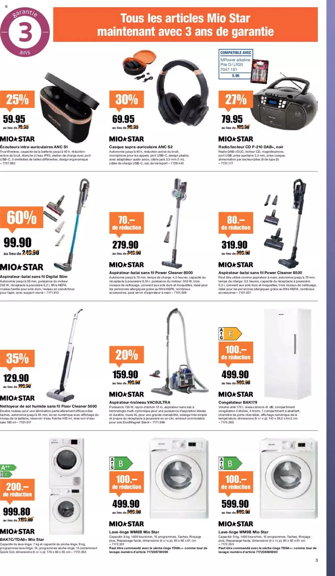 Melectronics - Prospectus von 29. August bis 18. September 2023 - Prospekt seite 3