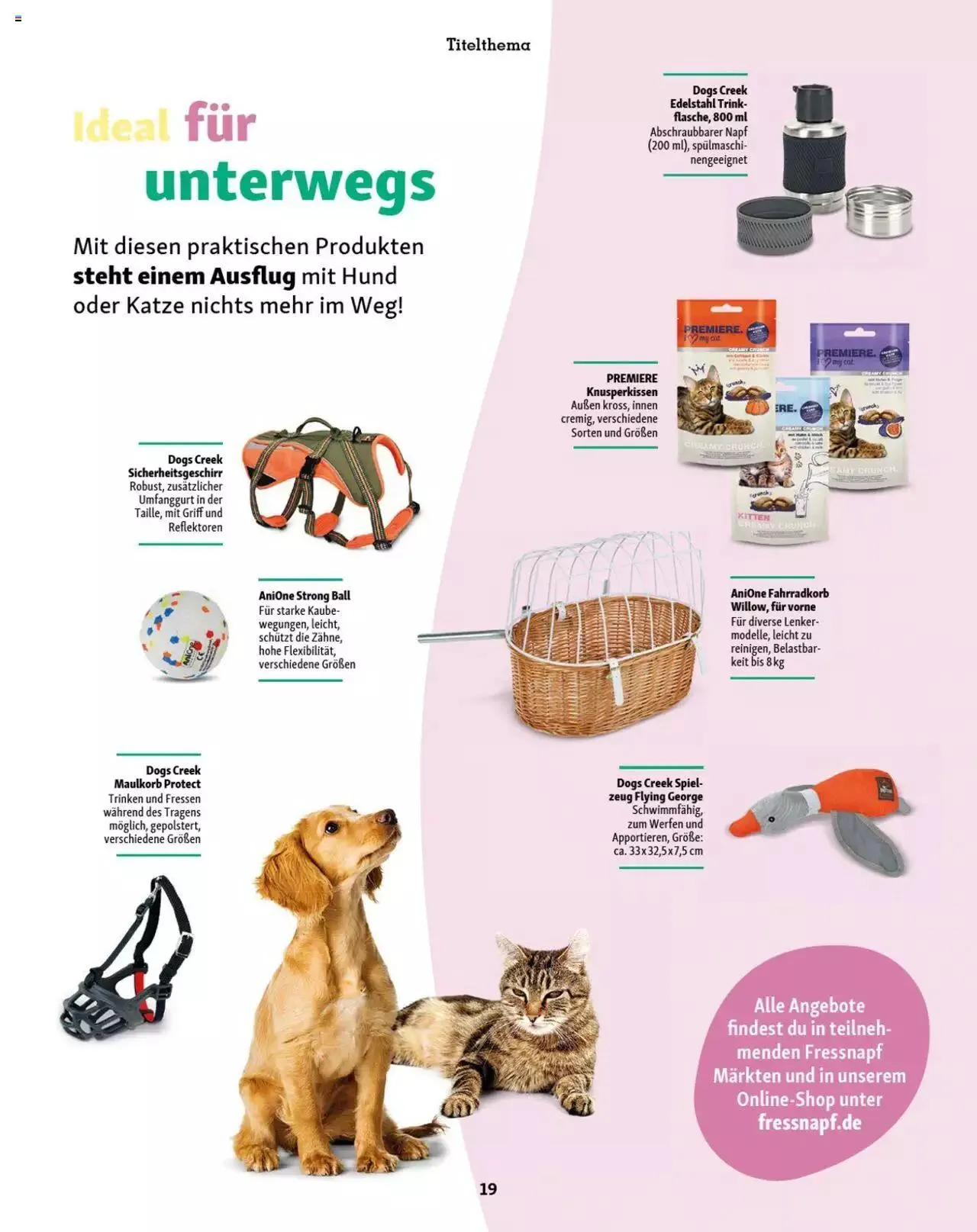 Fressnapf Magazin von 1. Mai bis 31. Dezember 2023 - Prospekt seite  19