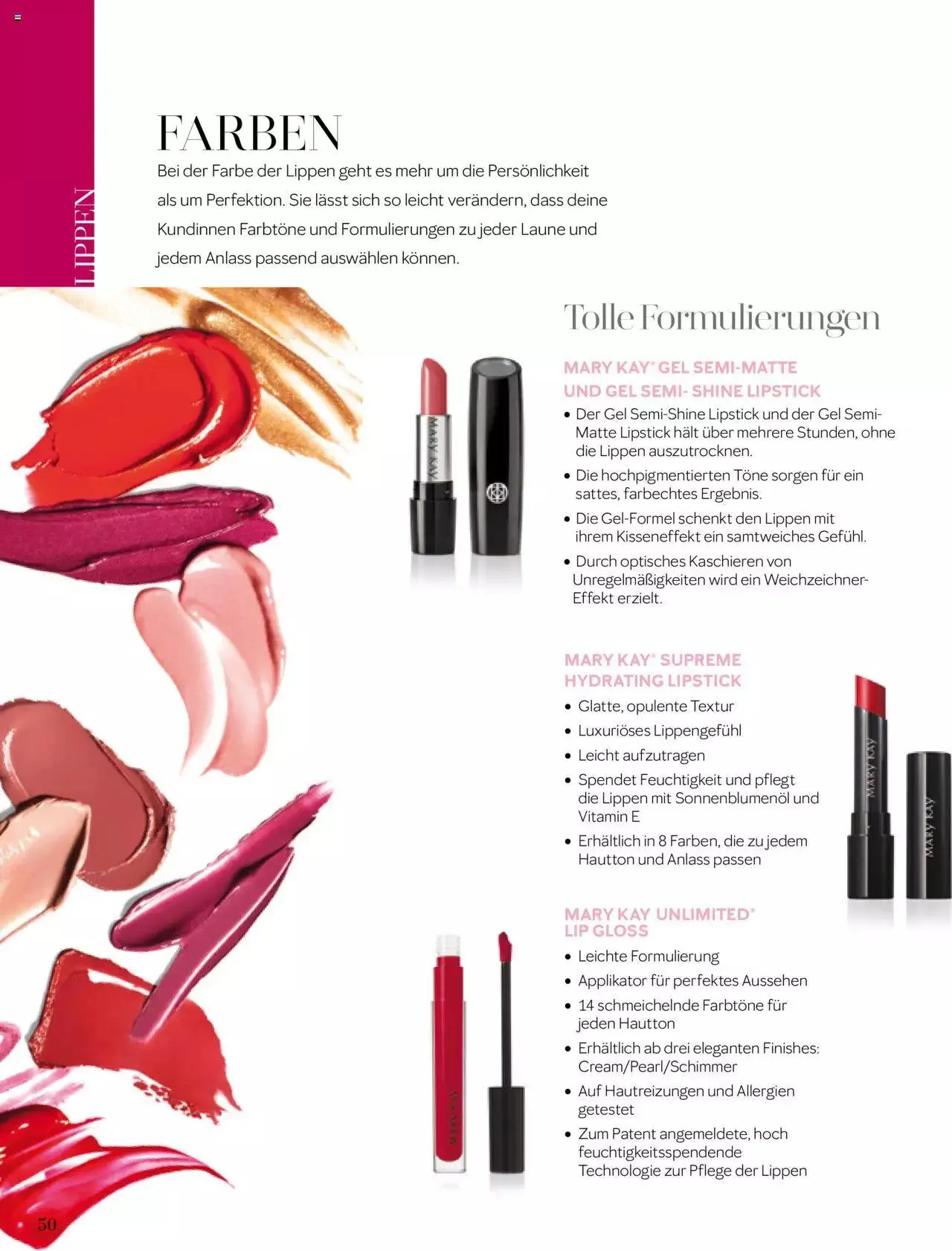 Mary Kay - Make-up Trainer von 16. September bis 31. Dezember 2023 - Prospekt seite  50