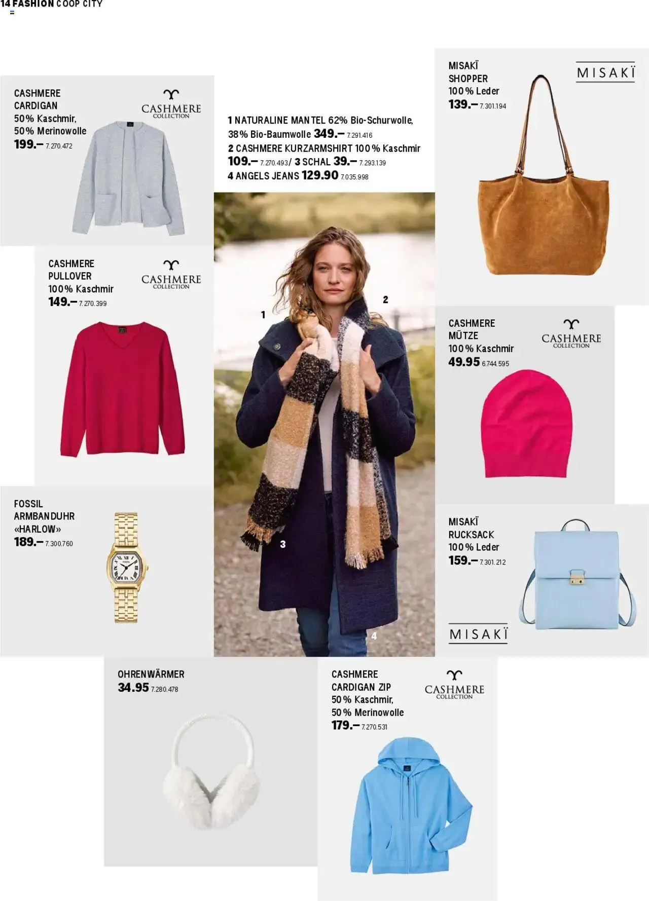 Coop City Magazin von 24. September bis 31. Dezember 2024 - Prospekt seite  14