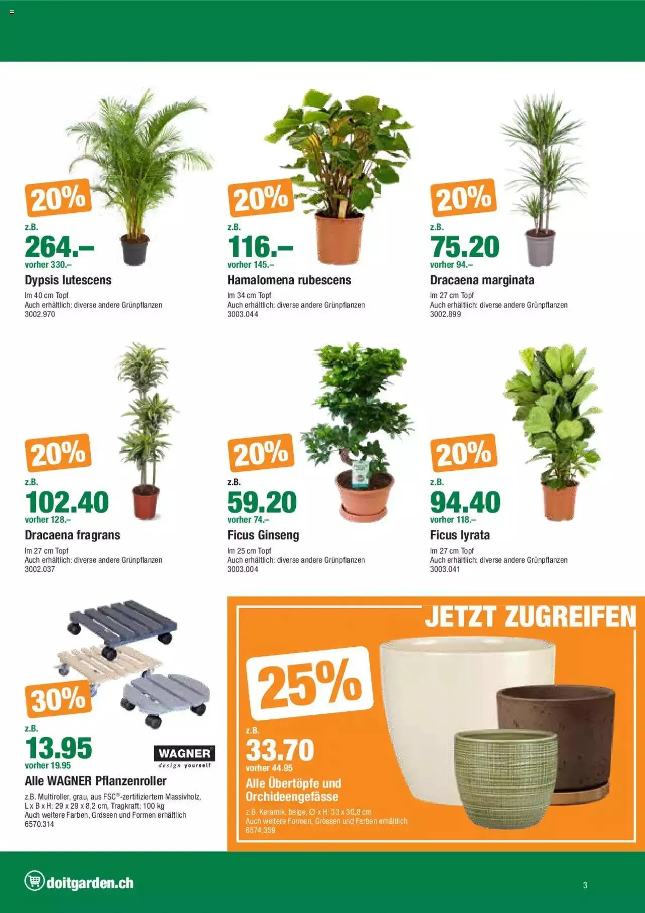 DO IT+GARDEN MIGROS Aktionen von 9. Januar bis 22. Januar 2024 - Prospekt seite  12