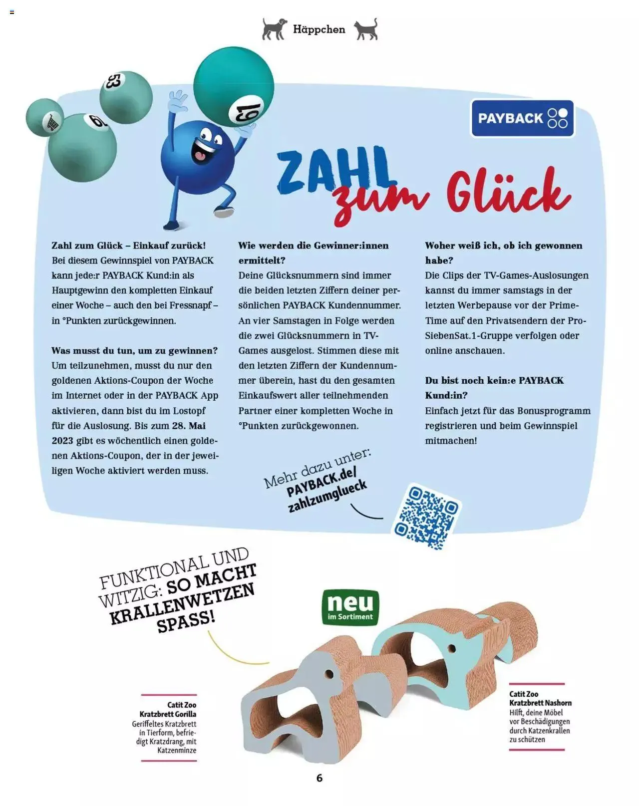Fressnapf Magazin von 1. Mai bis 31. Dezember 2023 - Prospekt seite  6