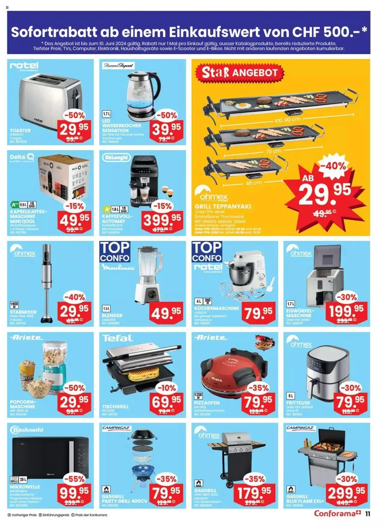Conforama Aktionen von 4. Juni bis 17. Juni 2024 - Prospekt seite  11