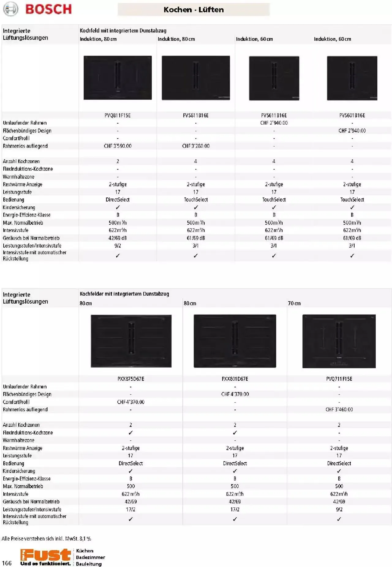 Fust Küchen- und Badezimmerprospekt von 4. März bis 31. Dezember 2024 - Prospekt seite  166
