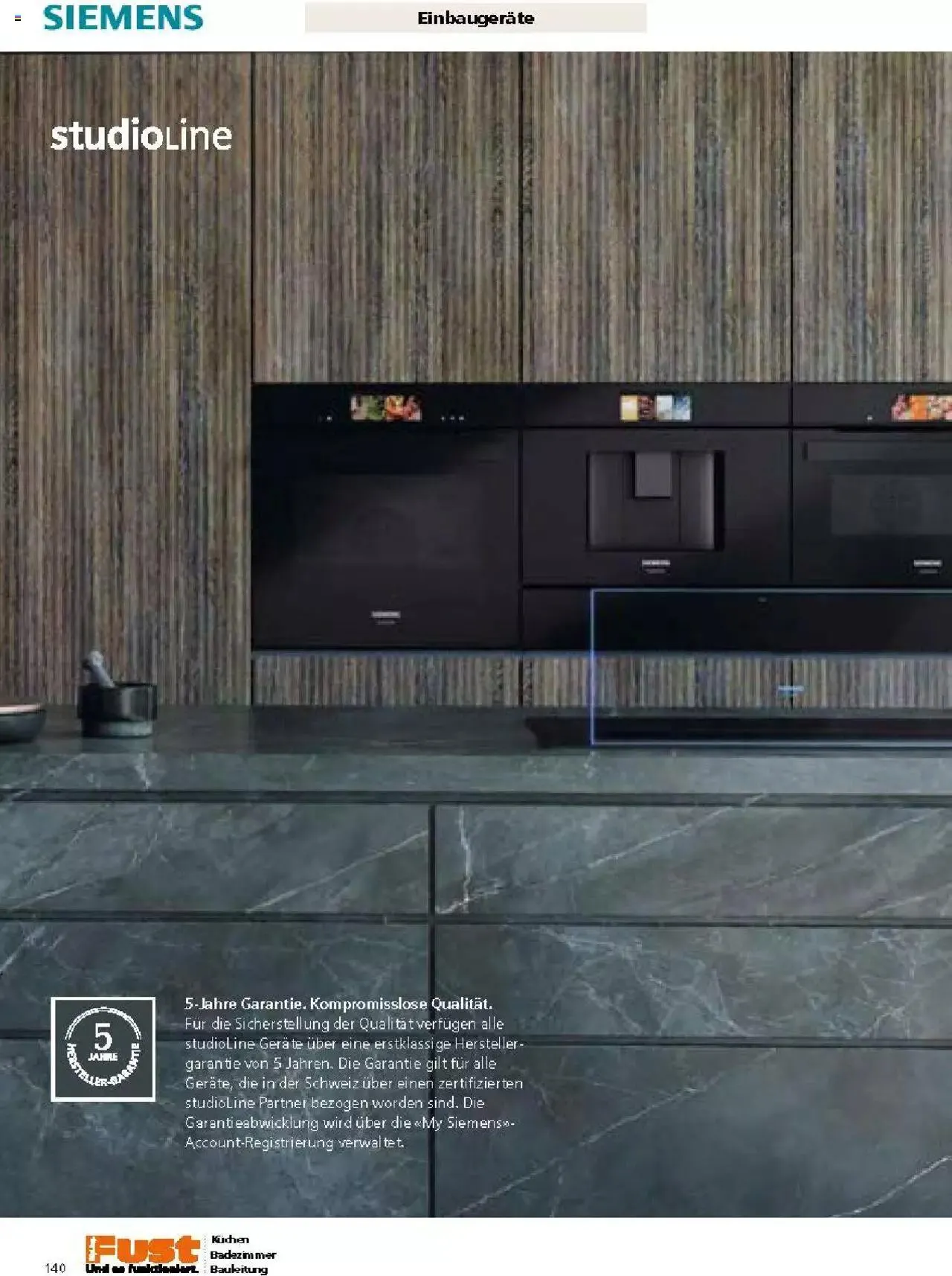 Fust Küchen- und Badezimmerprospekt von 4. März bis 31. Dezember 2024 - Prospekt seite  140