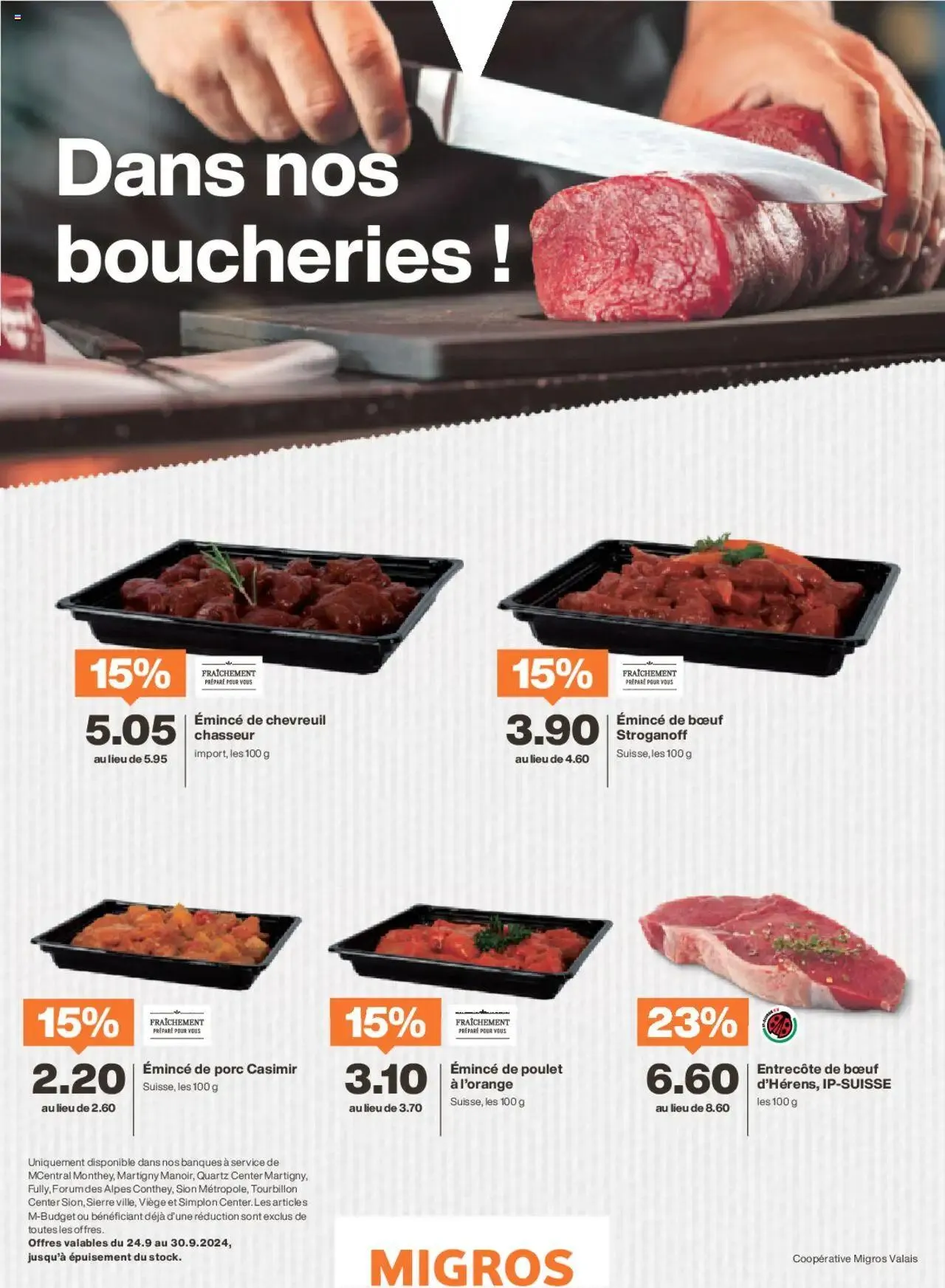 Migros - Magazin FR von 23. September bis 29. September 2024 - Prospekt seite  42