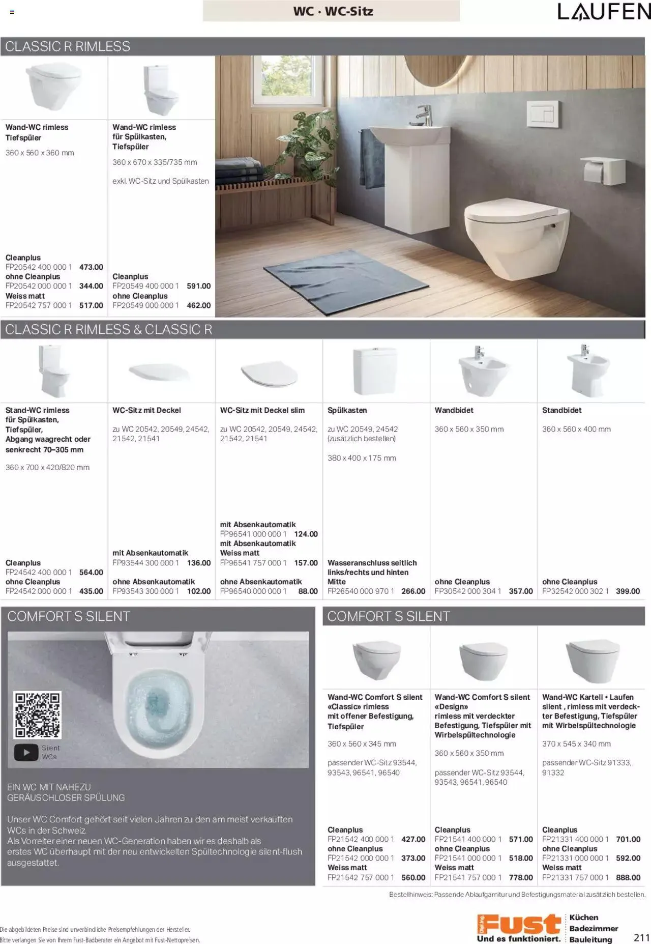 Fust Aktionen Badezimmermagazin von 17. April bis 31. Dezember 2024 - Prospekt seite  211