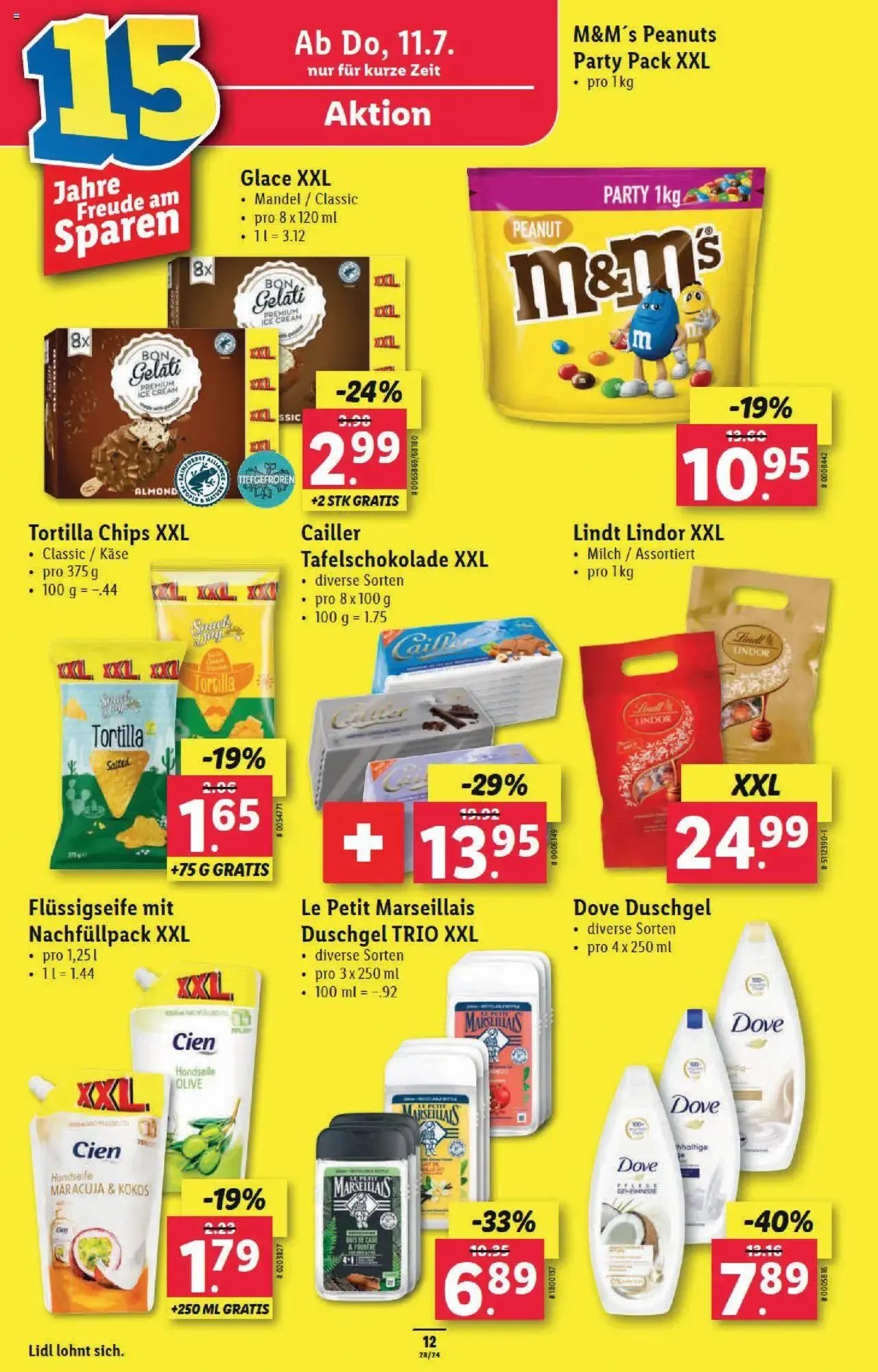Lidl Aktionen von 11. Juli bis 17. Juli 2024 - Prospekt seite 12