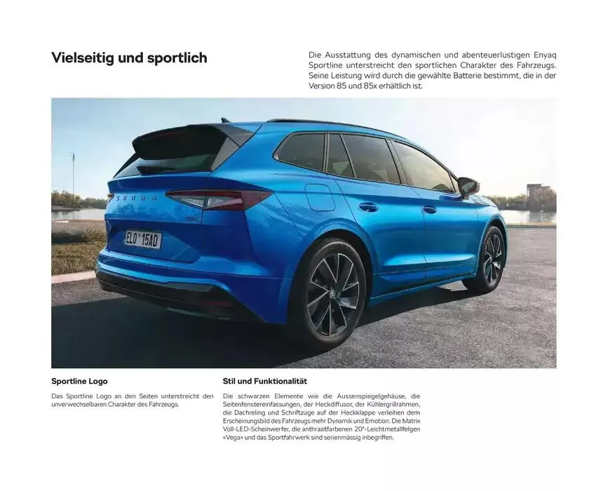 Prospekt Enyaq von 24. Oktober bis 7. November 2024 - Prospekt seite 109