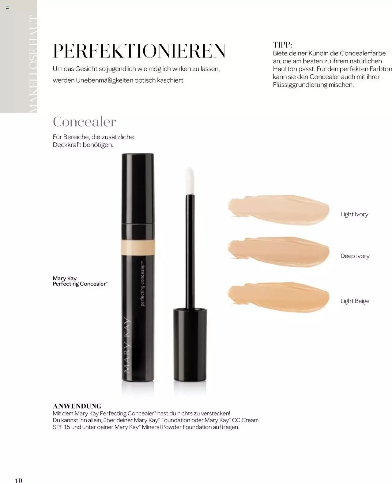Mary Kay - Make-up Trainer von 16. September bis 31. Dezember 2023 - Prospekt seite  10