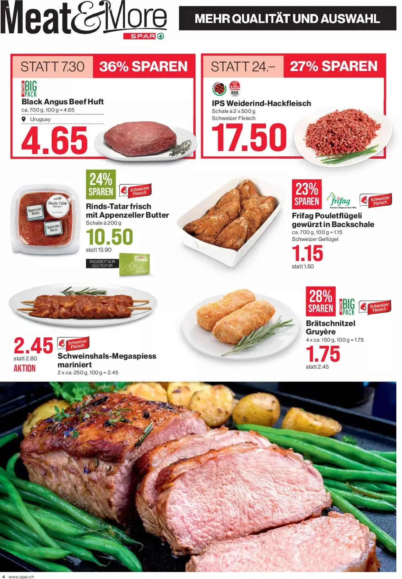 SPAR Aktionen von 23. Mai bis 29. Mai 2024 - Prospekt seite  4