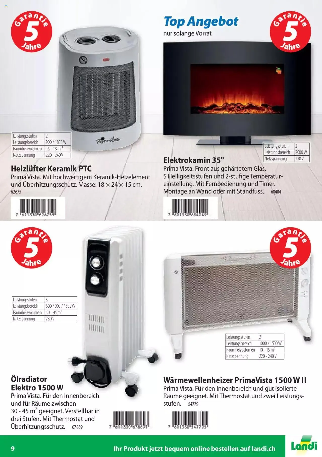 Landi - Ihr Brennstoffhändler 2022 von 29. September bis 31. Dezember 2023 - Prospekt seite 9