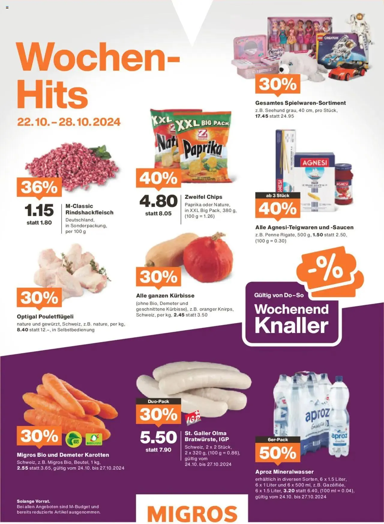 Migros - Magazin von 21. Oktober bis 27. Oktober 2024 - Prospekt seite 80