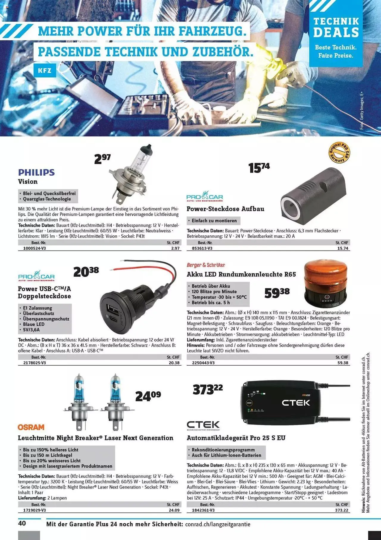 Conrad - Technik Deals von 30. August bis 31. Dezember 2023 - Prospekt seite 42