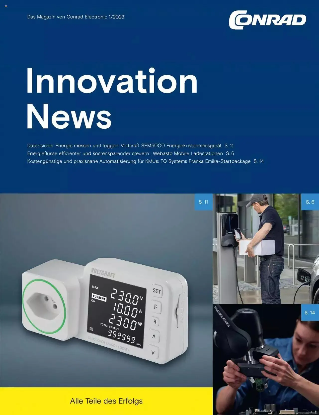 Conrad Innovation News von 24. Februar bis 31. Dezember 2023 - Prospekt seite 1