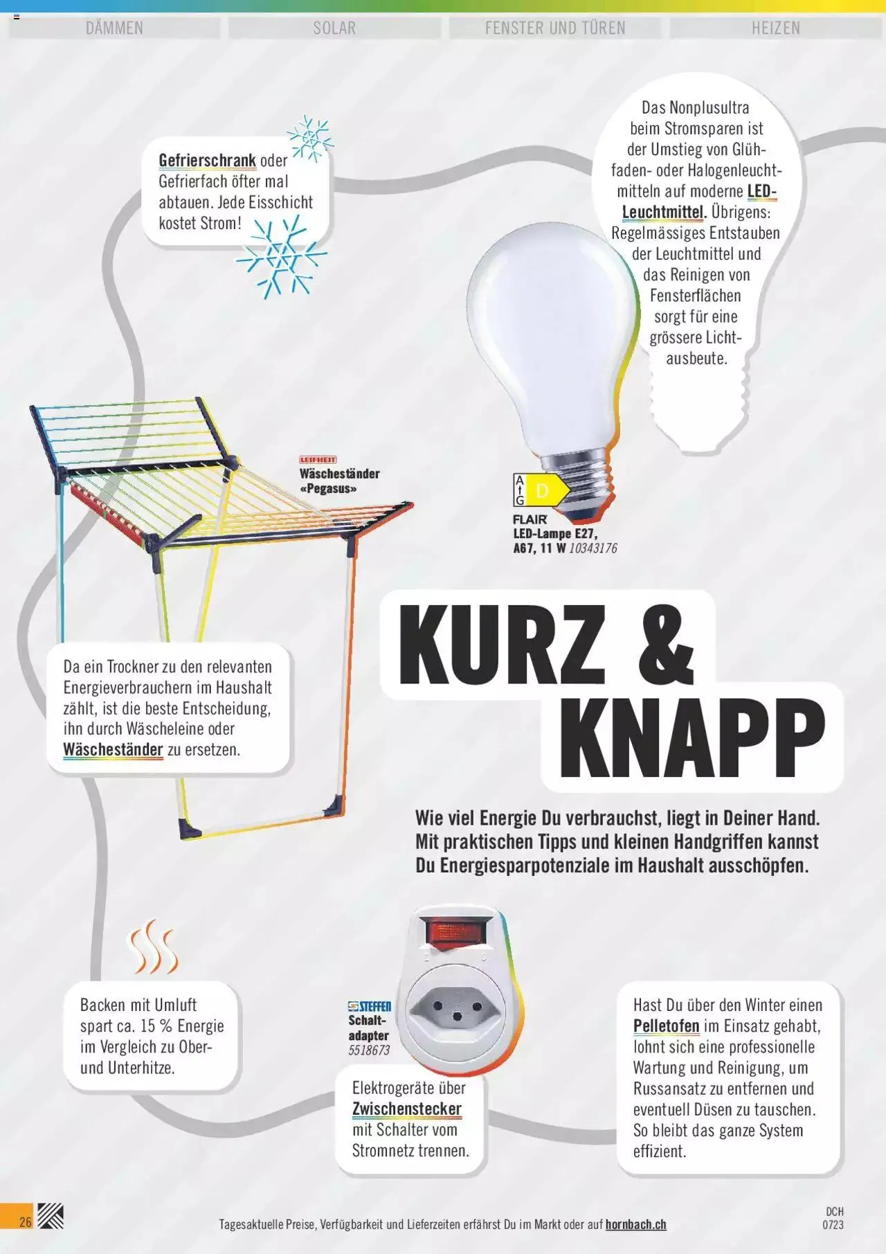 Hornbach Aktionen von 16. August bis 31. Dezember 2023 - Prospekt seite 26