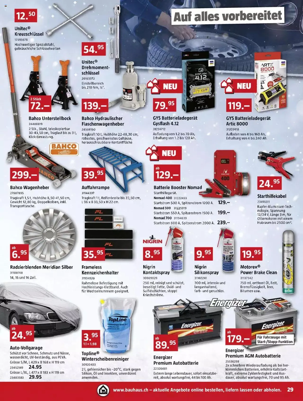 Bauhaus Aktionen von 30. Oktober bis 26. November 2023 - Prospekt seite  29