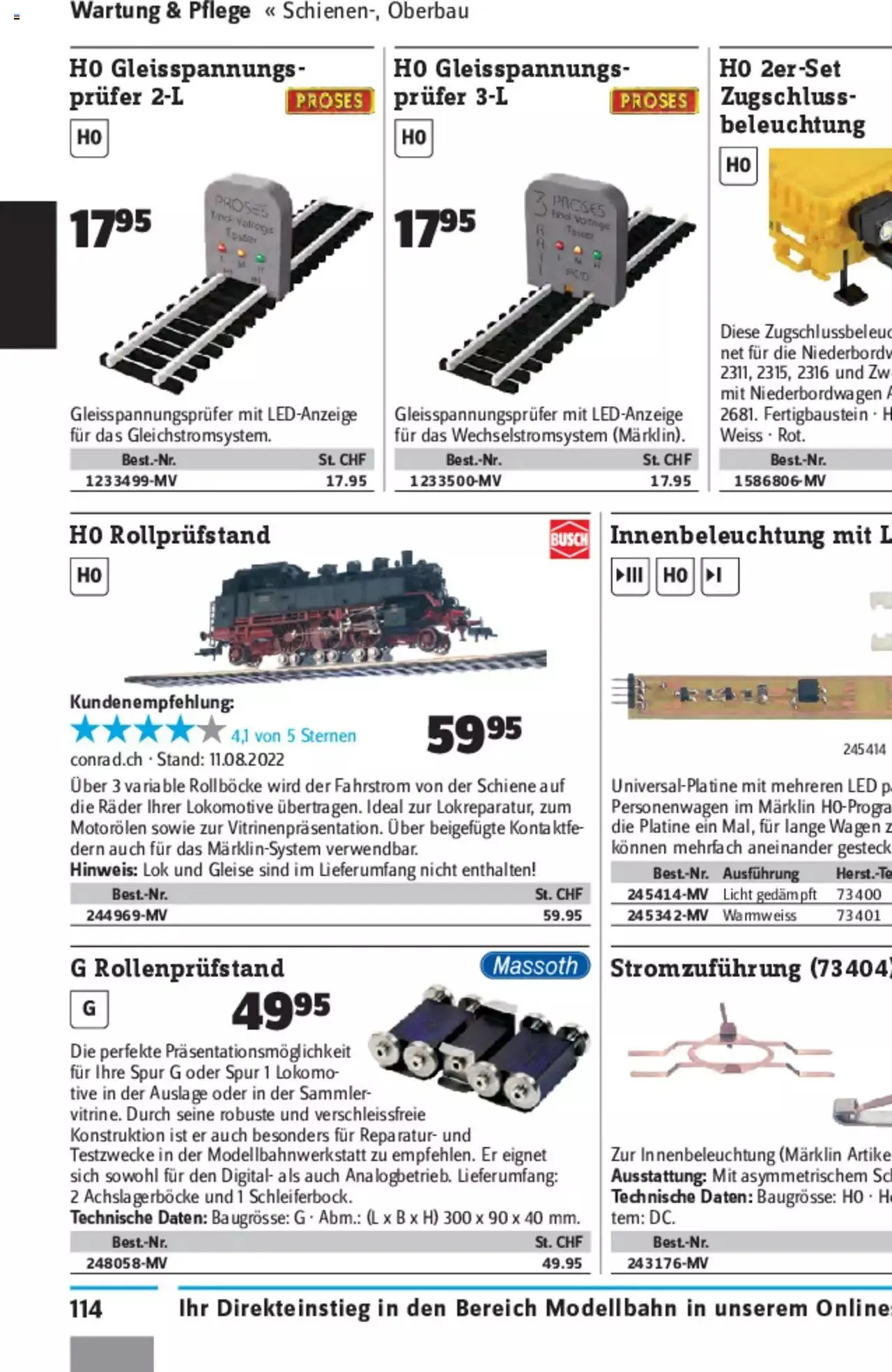 Conrad - Modellbahn Katalog 2022/23 von 5. September bis 31. Dezember 2023 - Prospekt seite  231