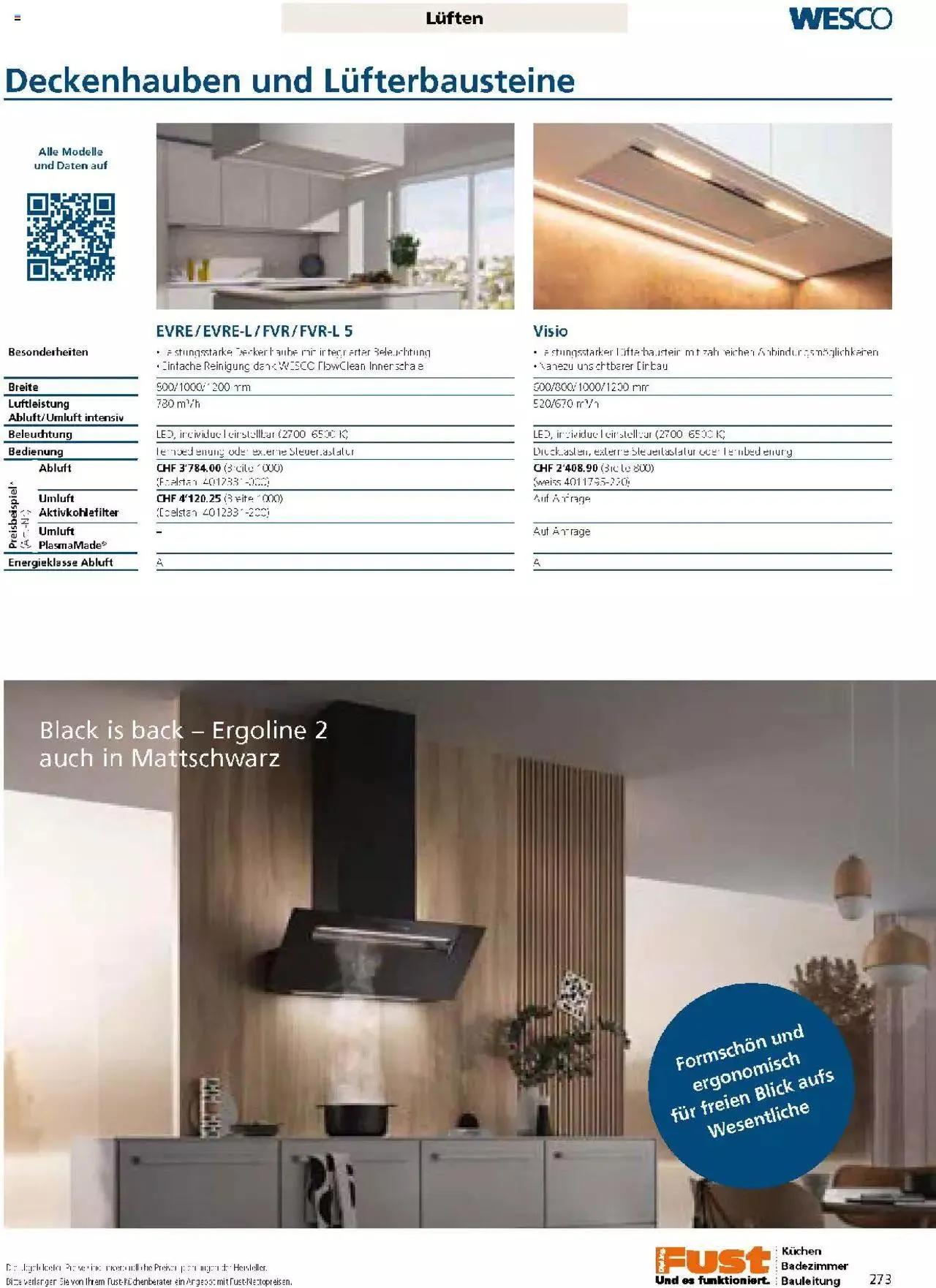 Fust Küchen- und Badezimmerprospekt von 4. März bis 31. Dezember 2024 - Prospekt seite  273