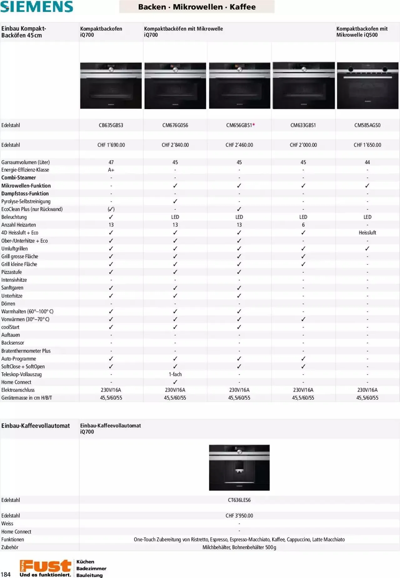 Fust - Küchenmagazin - Riesenauswahl von 22. Februar bis 31. Dezember 2023 - Prospekt seite 184