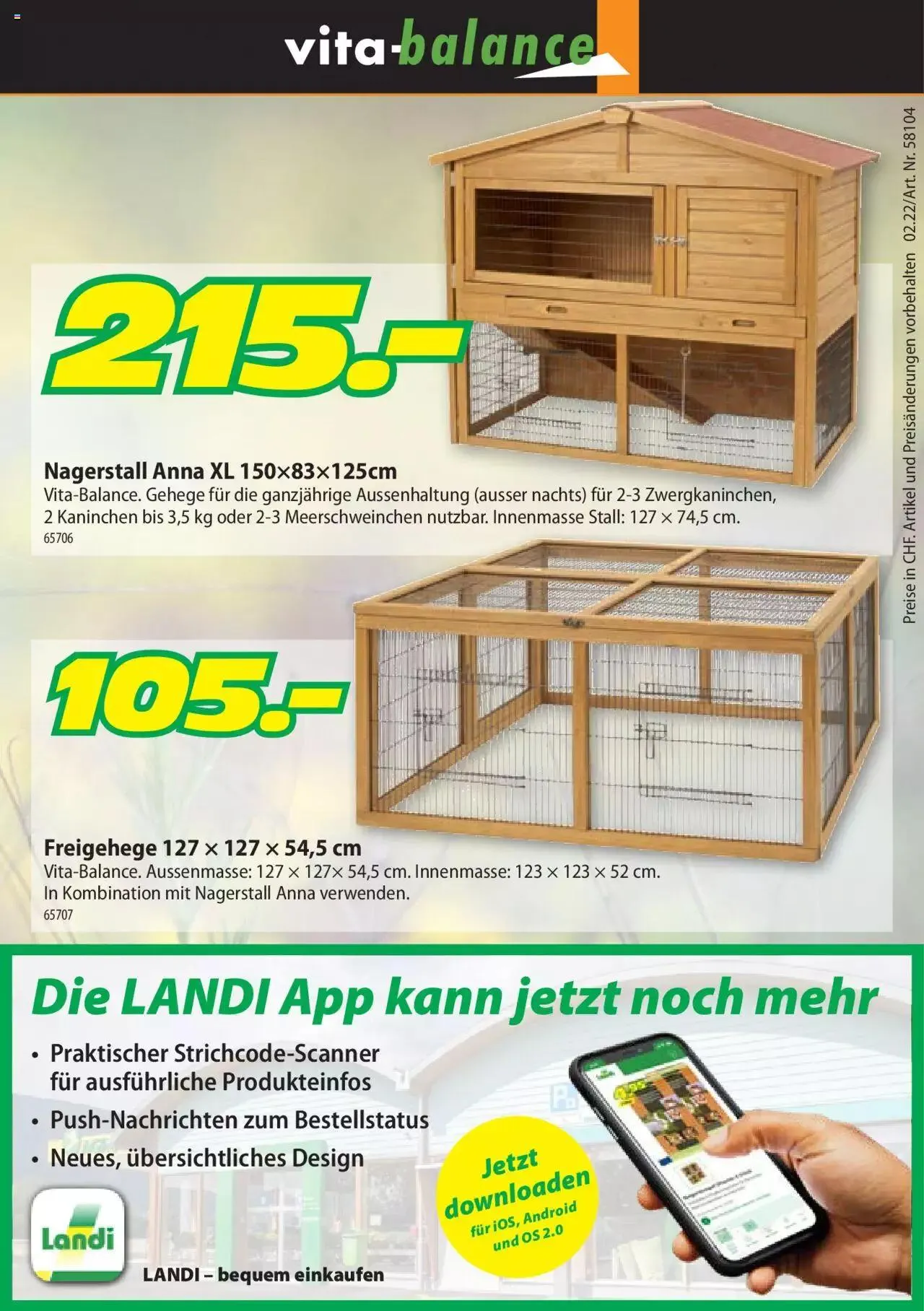 Landi - Nager & Kaninchen 2022 von 12. Januar bis 31. Dezember 2023 - Prospekt seite  8