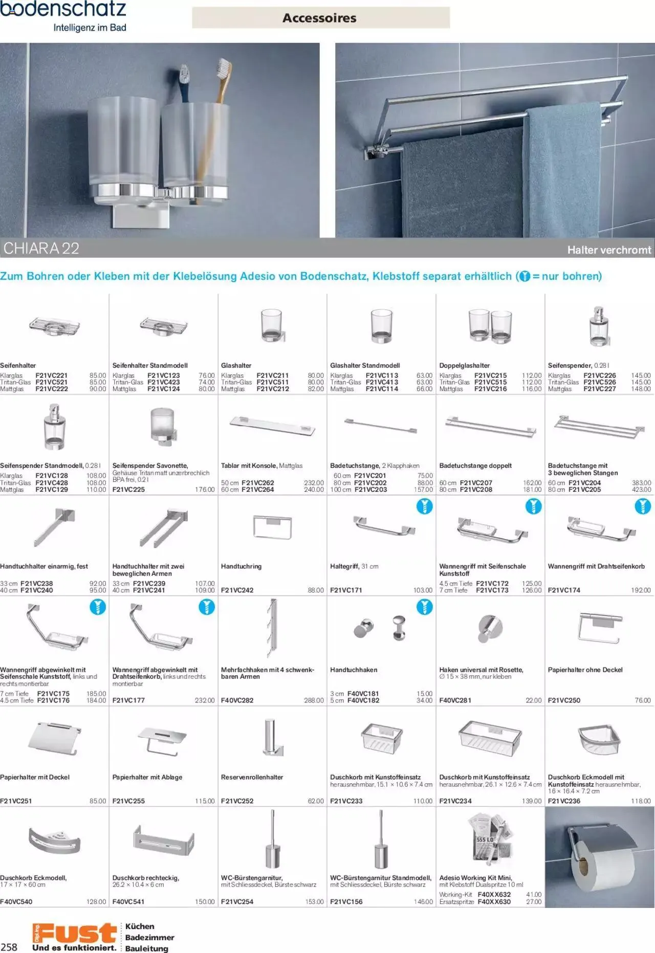 Fust Aktionen Badezimmermagazin von 17. April bis 31. Dezember 2024 - Prospekt seite 258