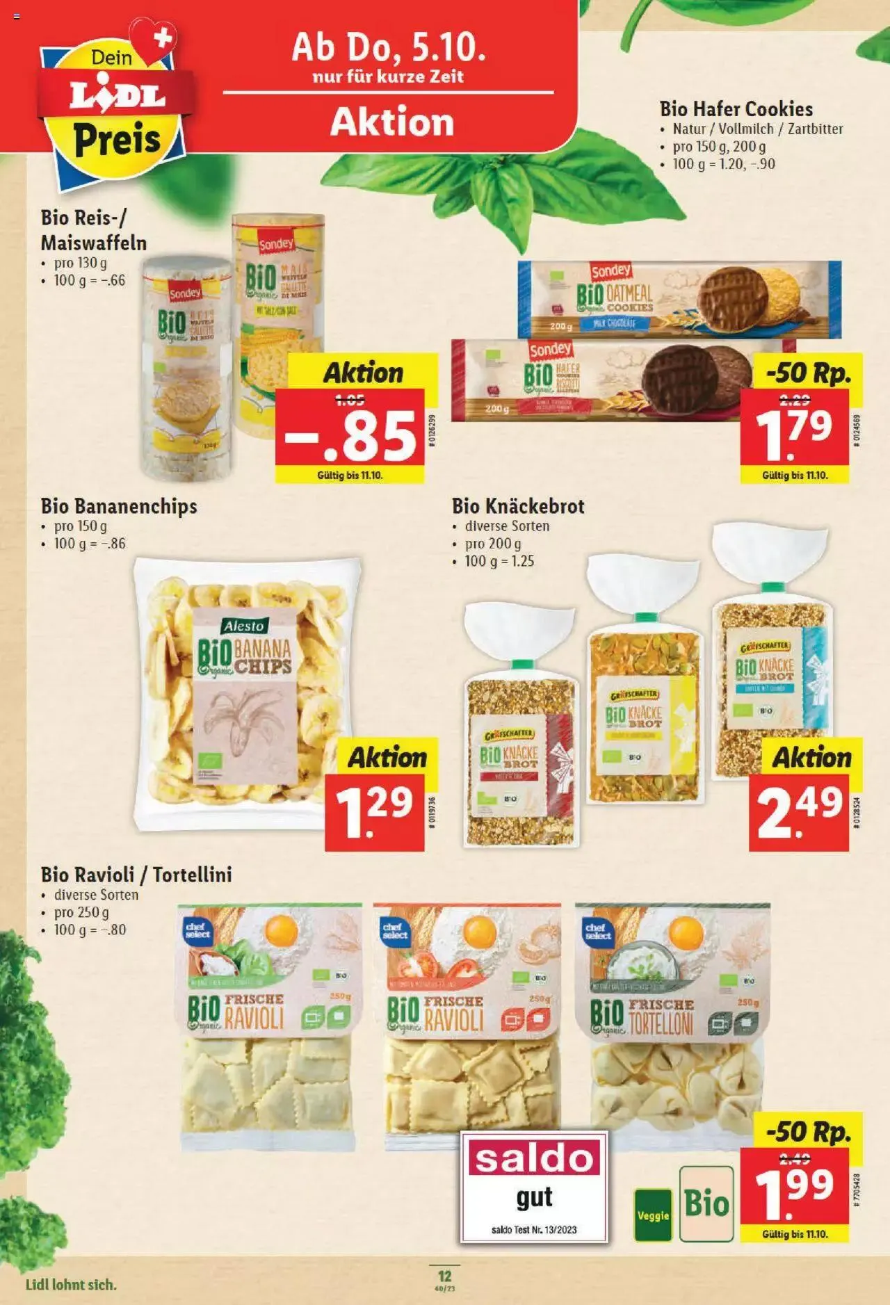 Lidl Aktionen von 5. Oktober bis 11. Oktober 2023 - Prospekt seite  12