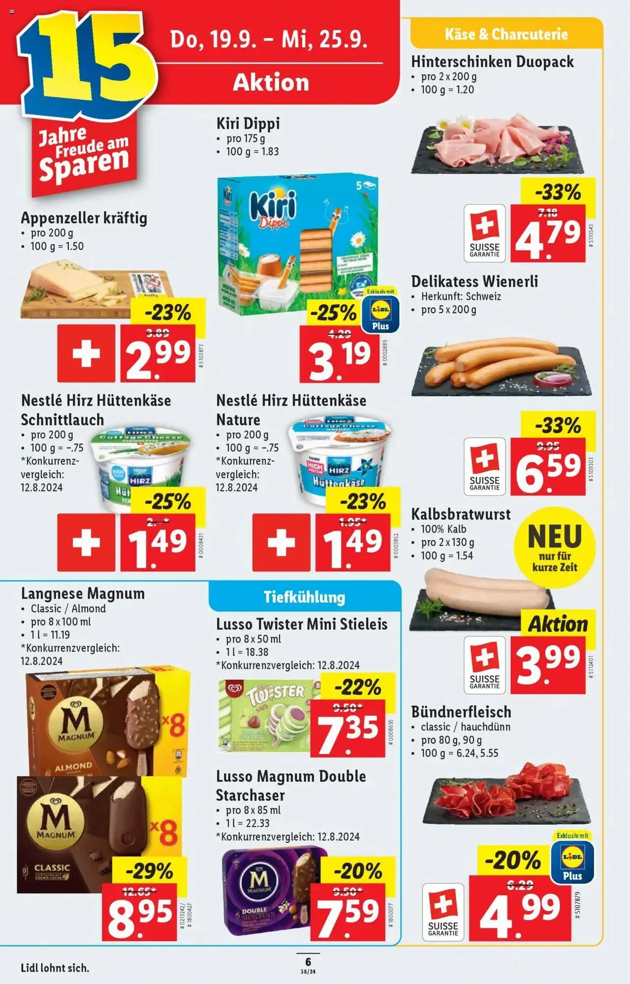 Lidl Aktionen von 19. September bis 25. September 2024 - Prospekt seite  6