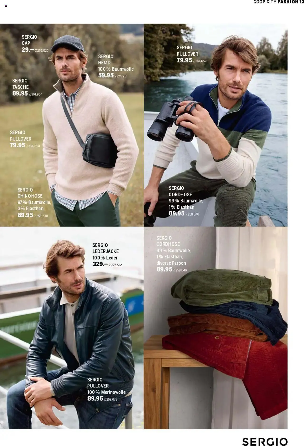 Coop City Magazin von 24. September bis 31. Dezember 2024 - Prospekt seite  13