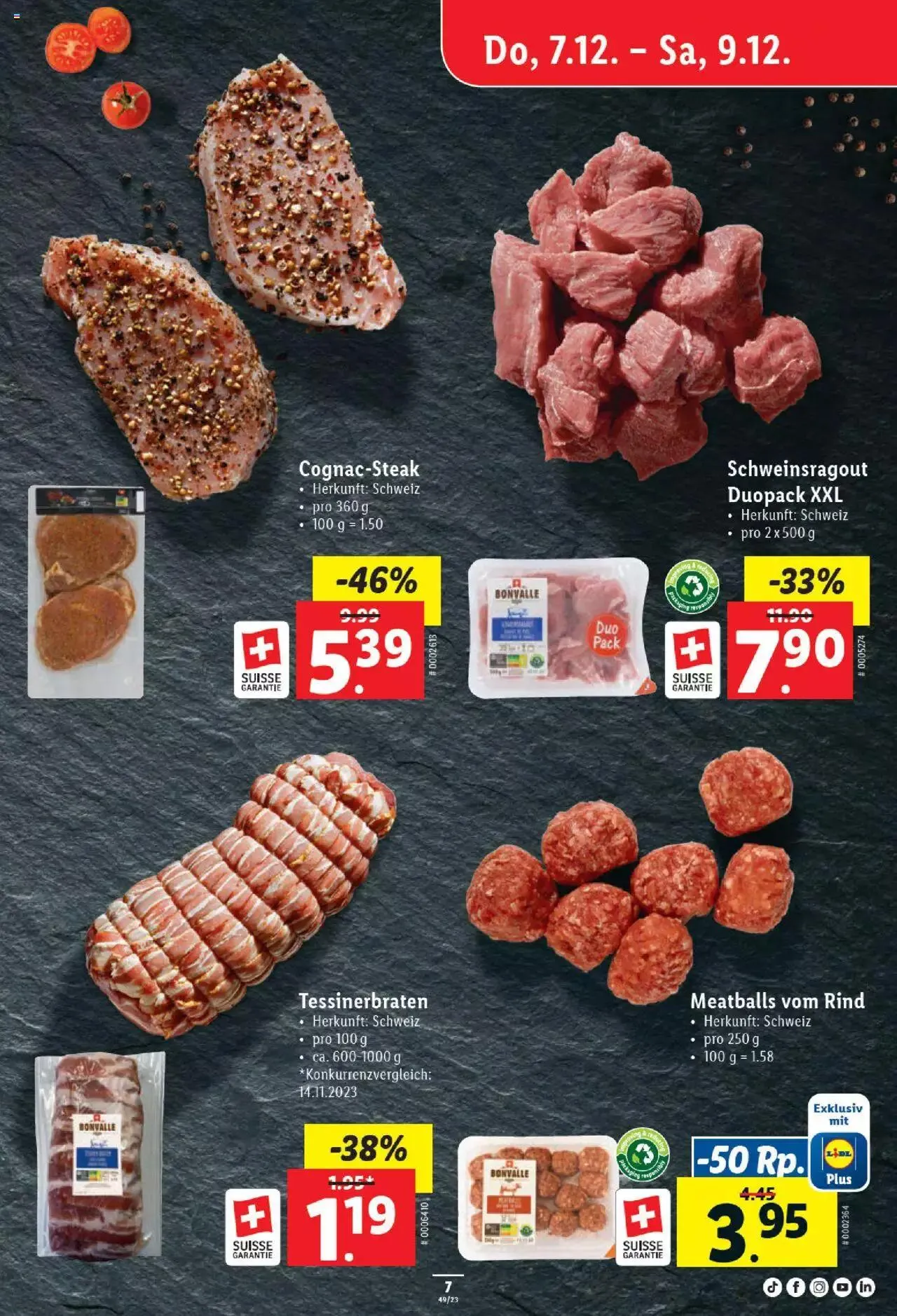 Lidl Aktionen von 7. Dezember bis 13. Dezember 2023 - Prospekt seite  7