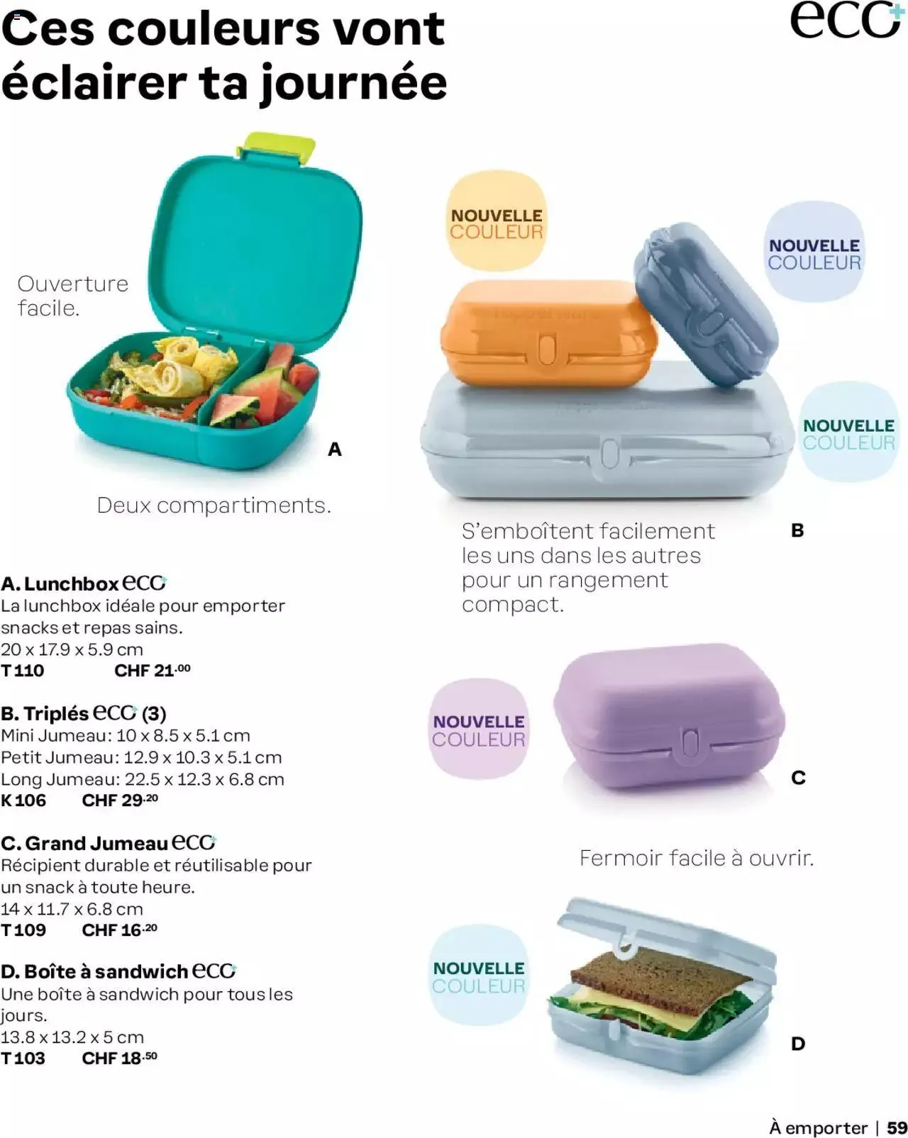 Tupperware Aktionen Frühling / Sommer 2024 von 5. März bis 31. Dezember 2024 - Prospekt seite 59