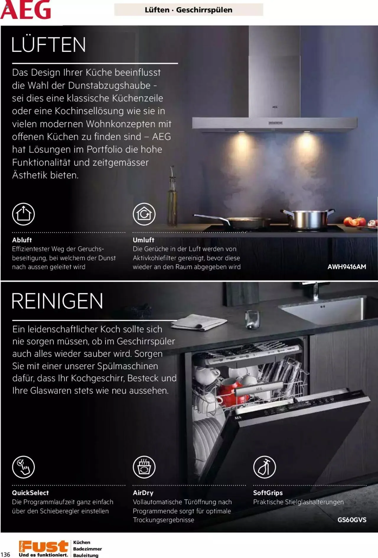 Fust - Küchenmagazin - Riesenauswahl von 22. Februar bis 31. Dezember 2023 - Prospekt seite 136