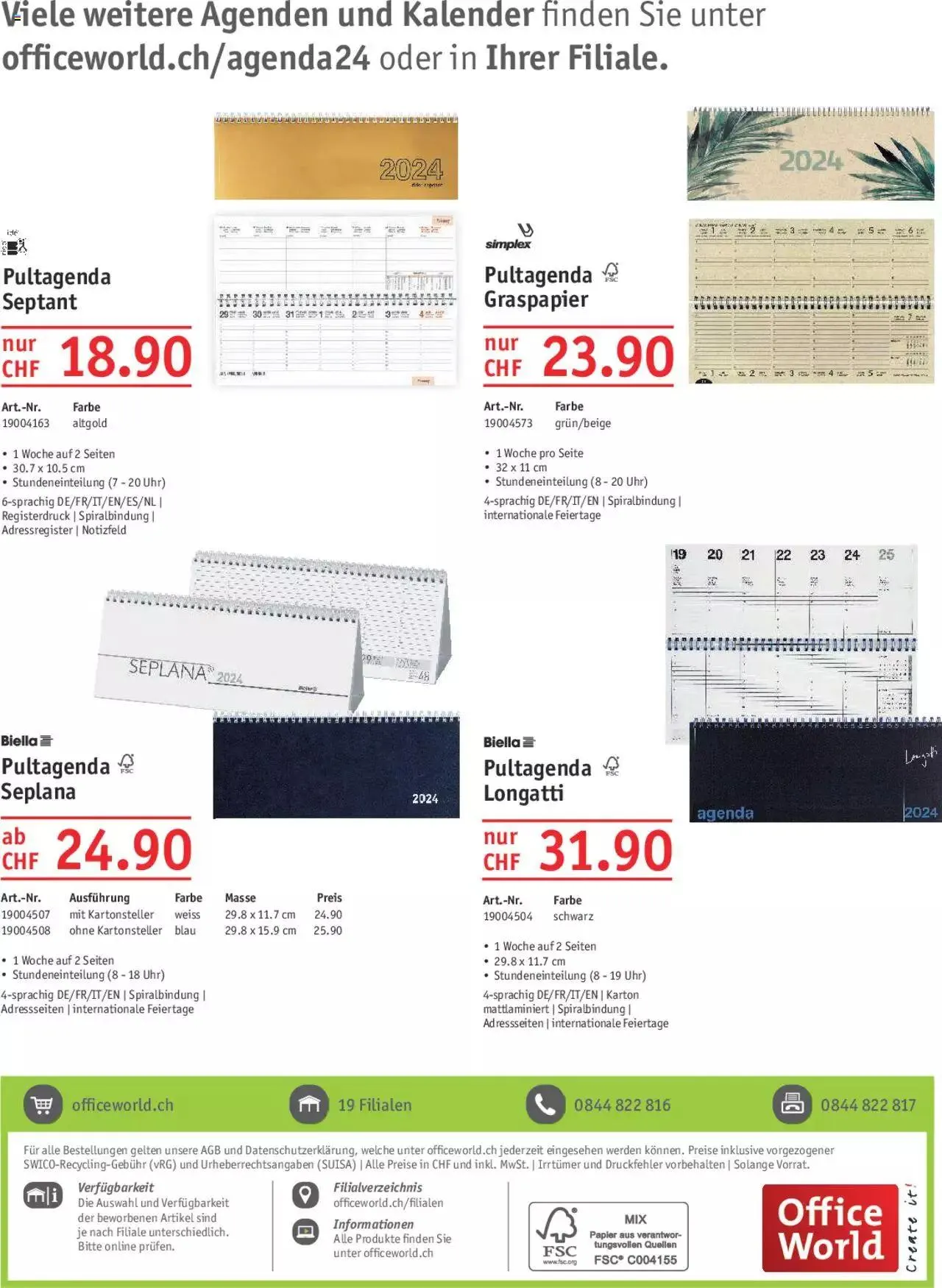 Office World Aktionen Agenden & Kalender von 27. September bis 31. Dezember 2023 - Prospekt seite  16