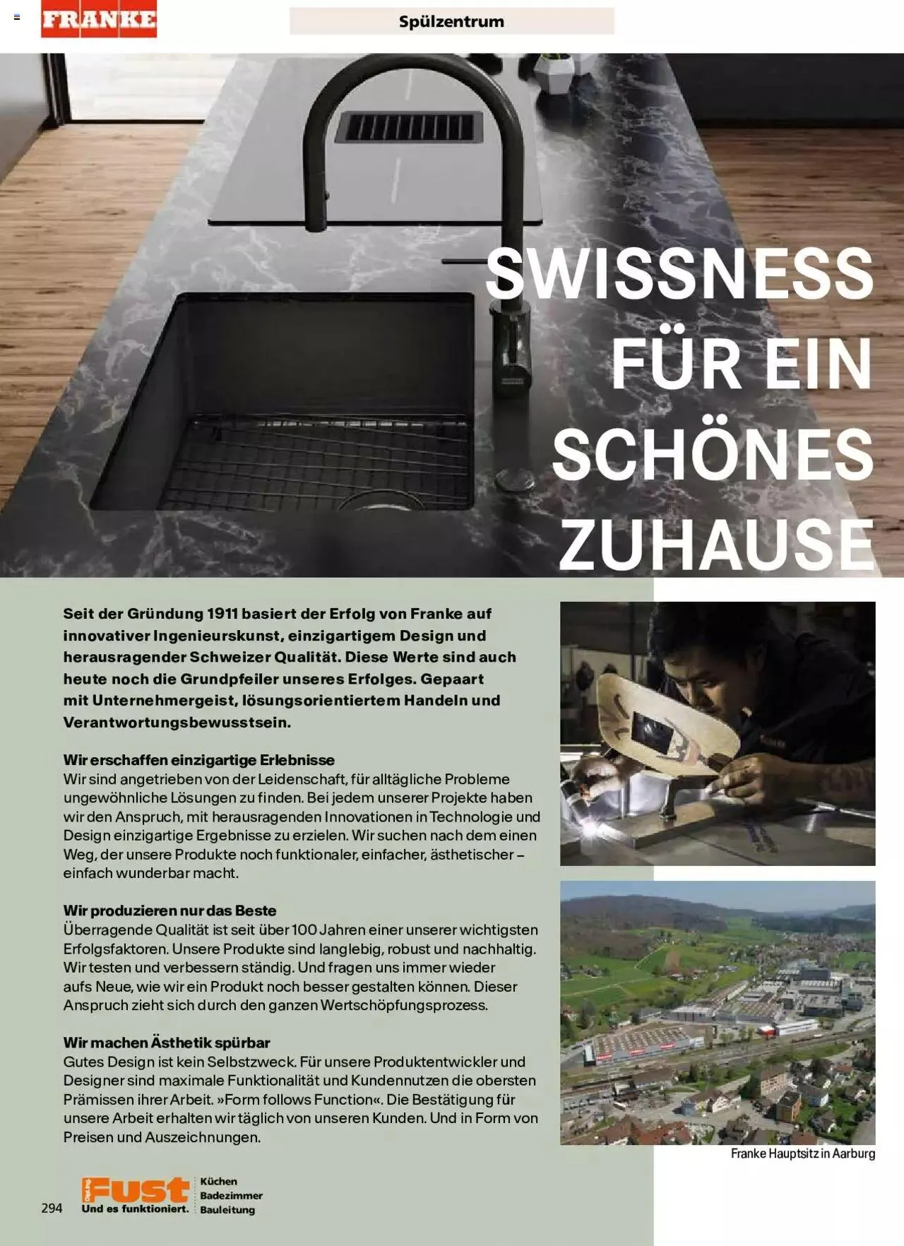 Fust - Küchenmagazin - Riesenauswahl von 22. Februar bis 31. Dezember 2023 - Prospekt seite 294