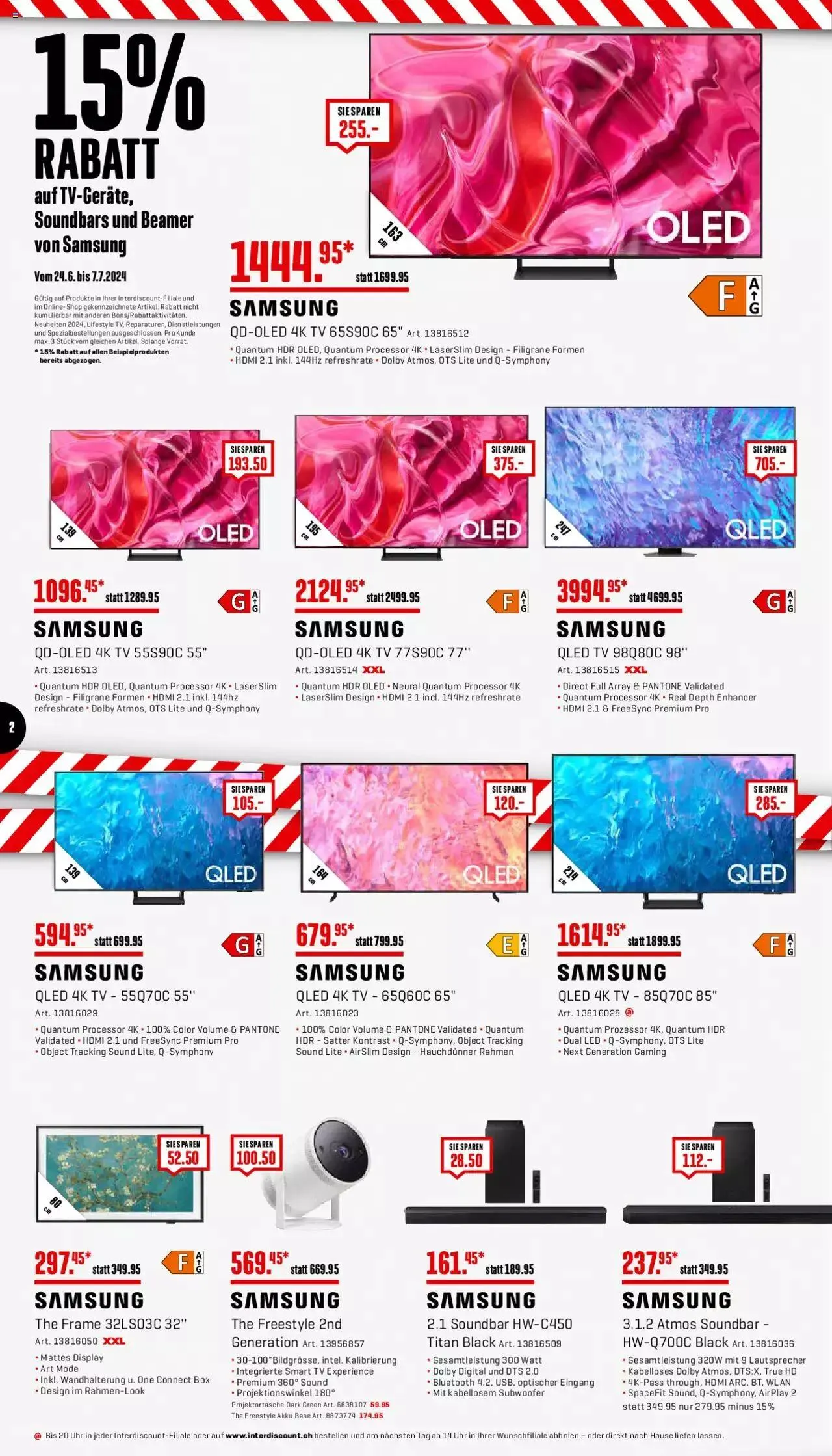 Interdiscount Aktionen von 24. Juni bis 7. Juli 2024 - Prospekt seite  2