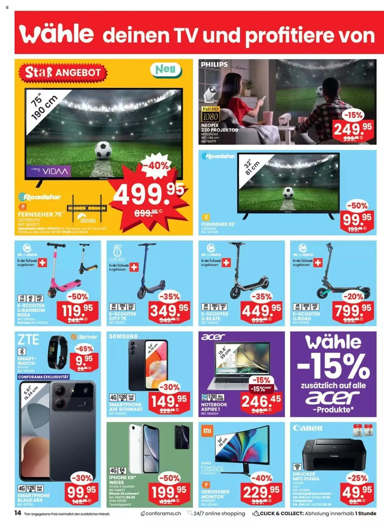 Conforama Aktionen von 4. Juni bis 17. Juni 2024 - Prospekt seite  14