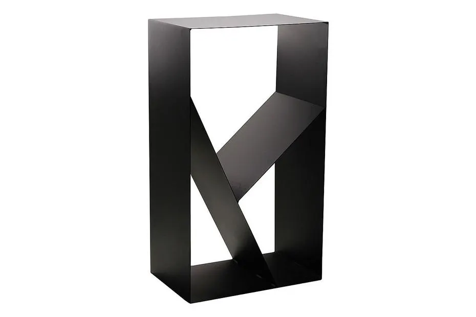 Kaminholzregal Avantgarde, stahl, schwarz