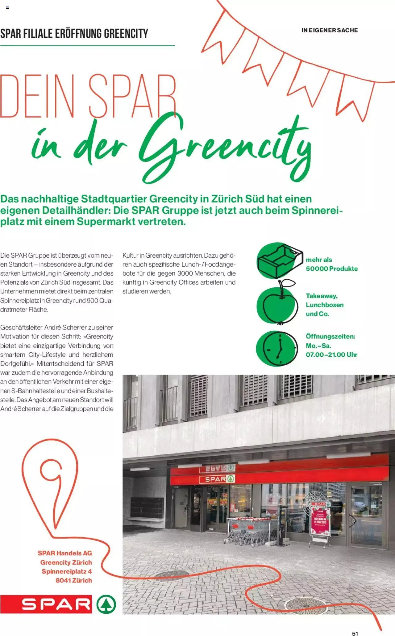 SPAR Kundenmagazin von 31. Mai bis 31. Dezember 2023 - Prospekt seite  51