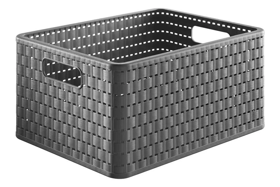 Oecoplan Korb Country Anthrazit | A4 | 18 l