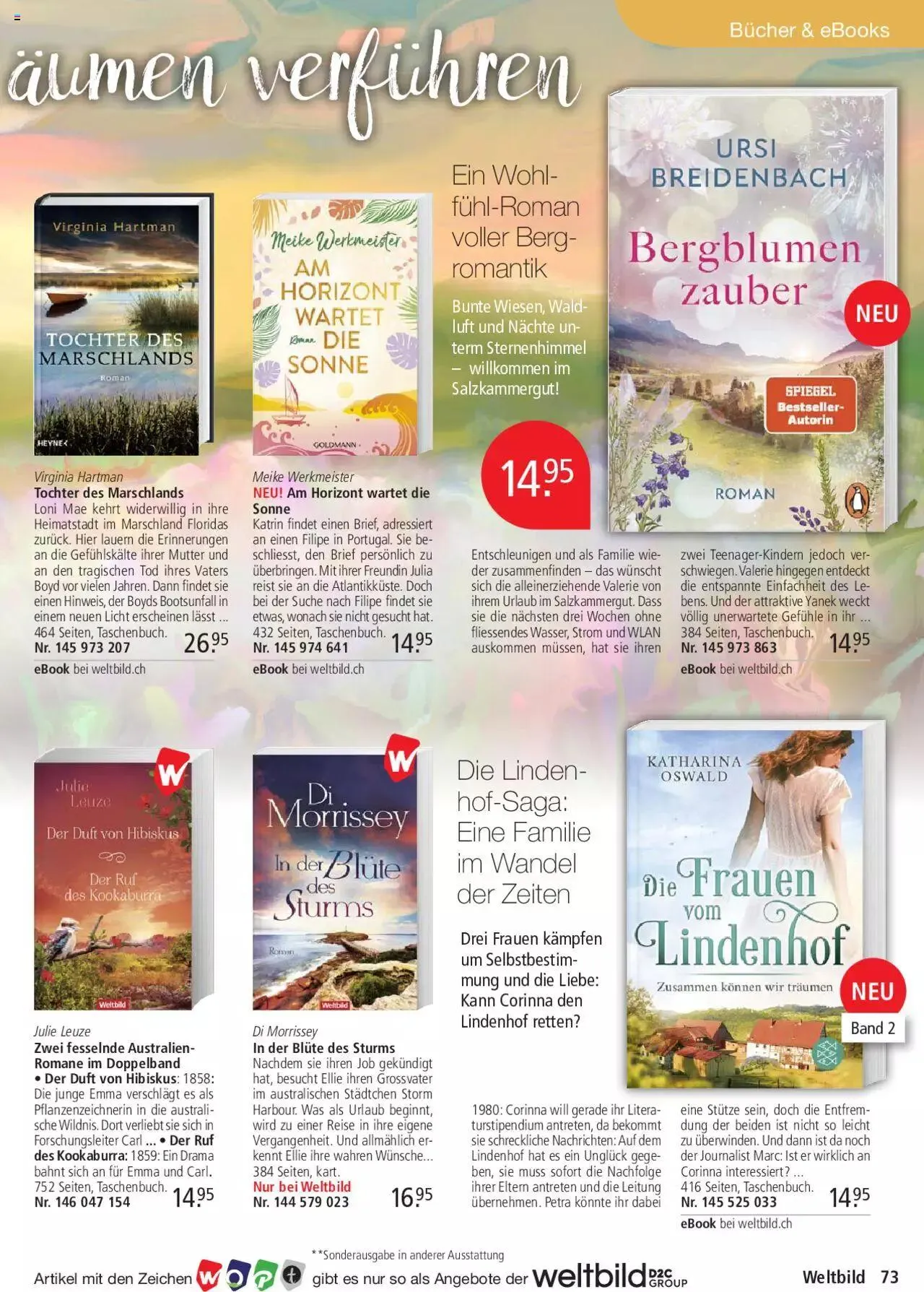 Weltbild Aktionen von 1. Juli bis 31. Juli 2023 - Prospekt seite  73
