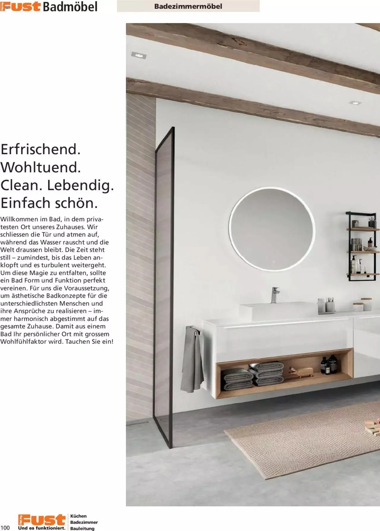 Fust Aktionen Badezimmermagazin von 17. April bis 31. Dezember 2024 - Prospekt seite  100