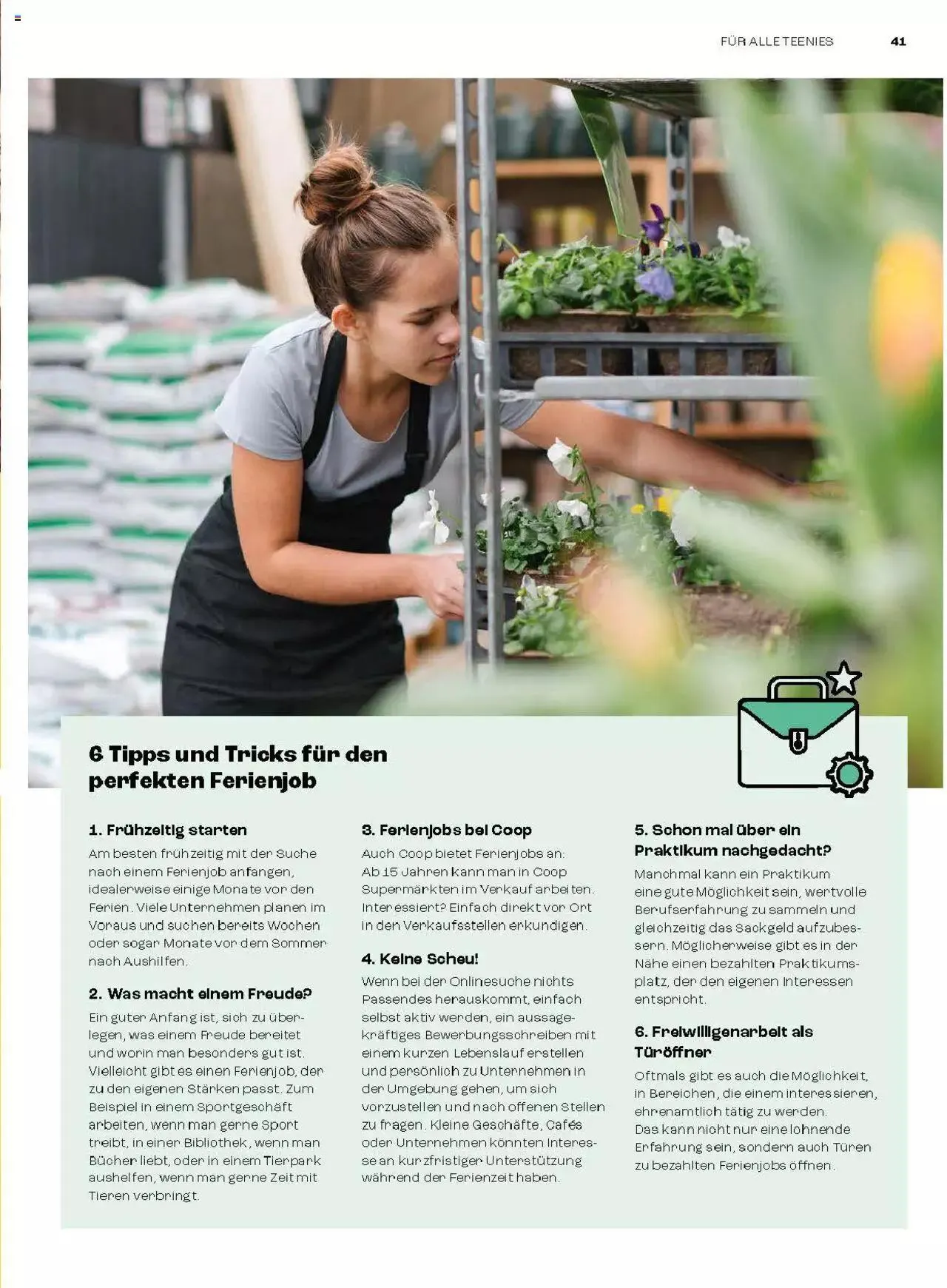 Coop Magazin Familien von 18. Juni bis 31. Dezember 2024 - Prospekt seite  41