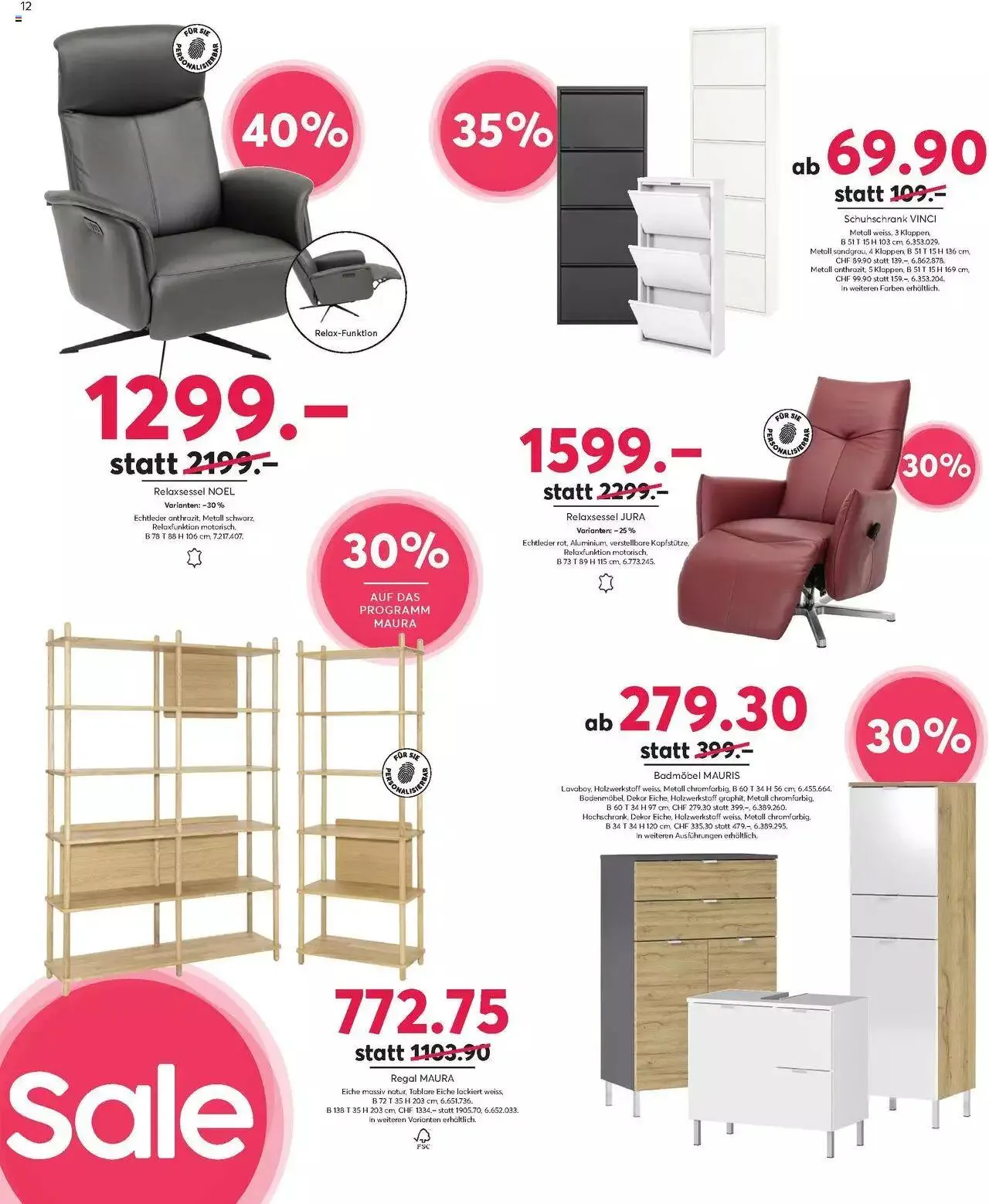 Livique Sale von 25. Juni bis 12. August 2024 - Prospekt seite 12